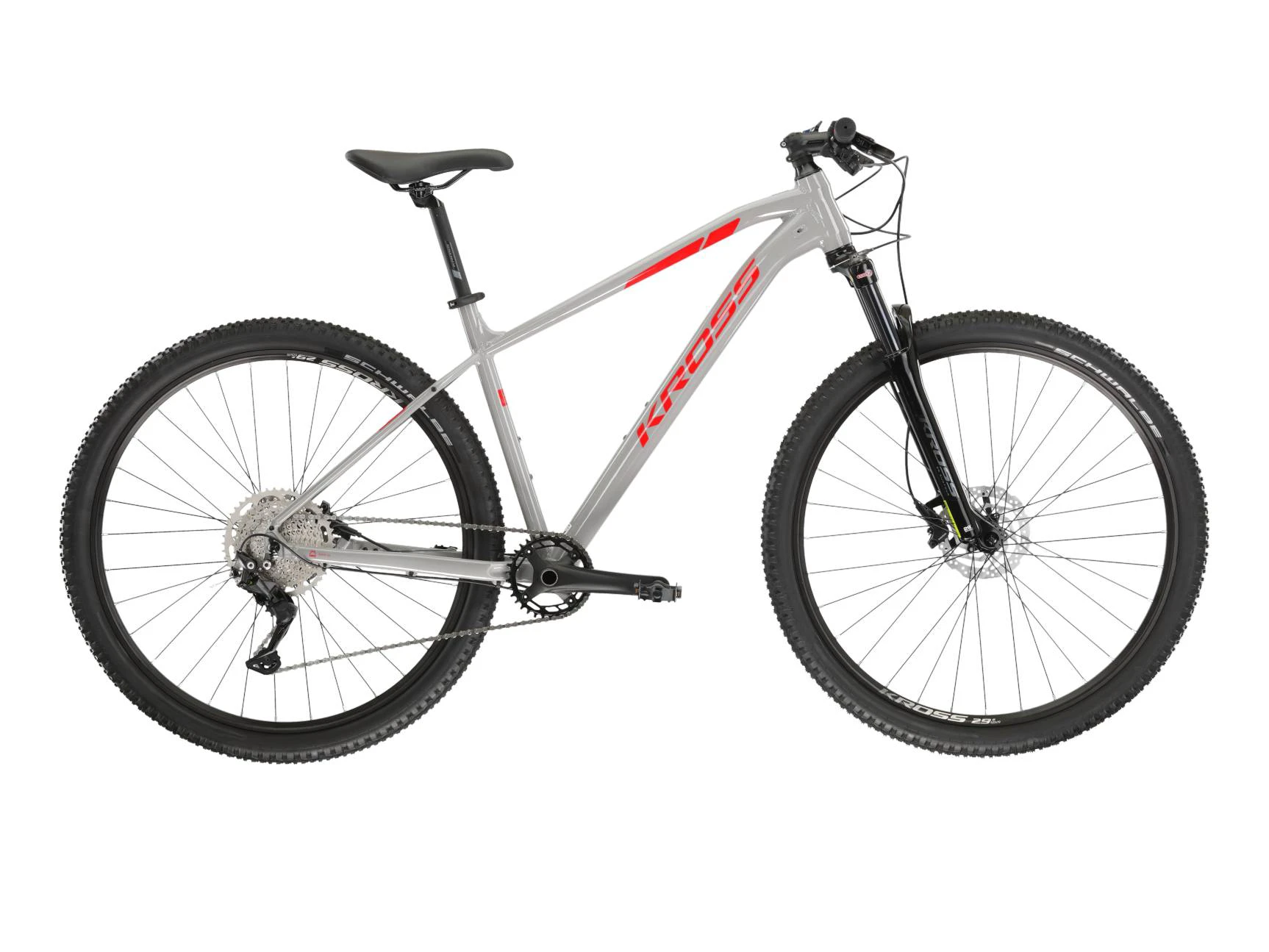1. Bicicleta MTB Hardtail Kross Level 4.0 PW 29 inch gri Shimano Deore