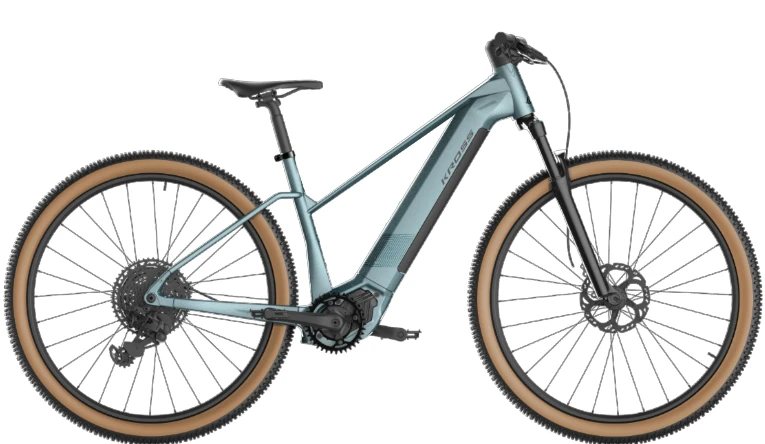 1. Bicicleta Electrica MTB Kross Influx HYB 2.0 600 27.5 inch albastra Shimano Cues