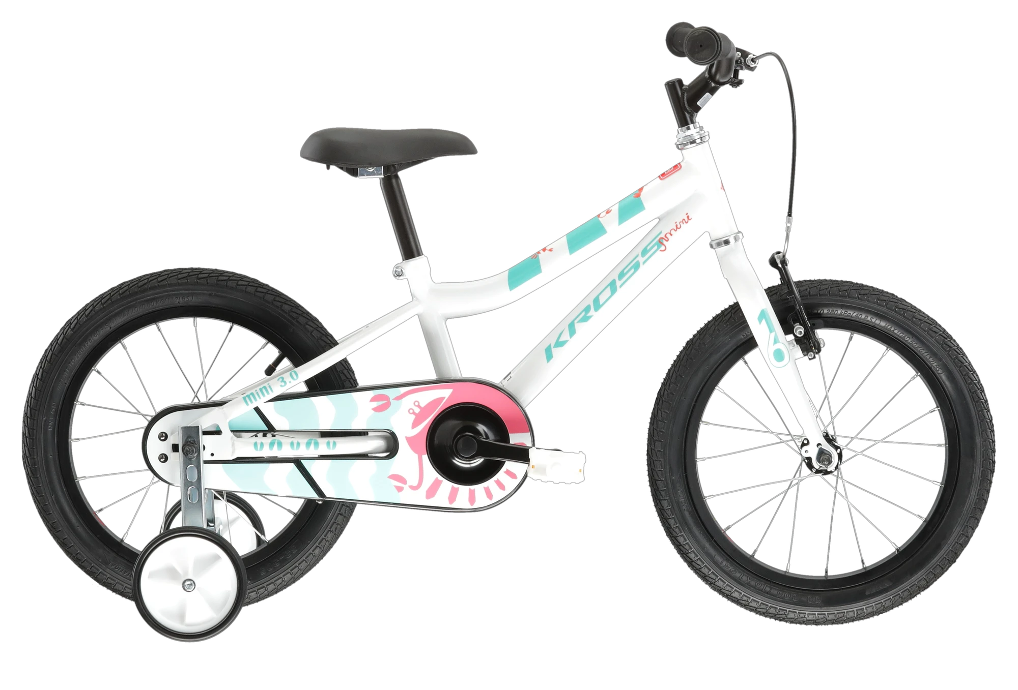 1. Bicicleta Copii Kross Mini 3.0 16 inch alba