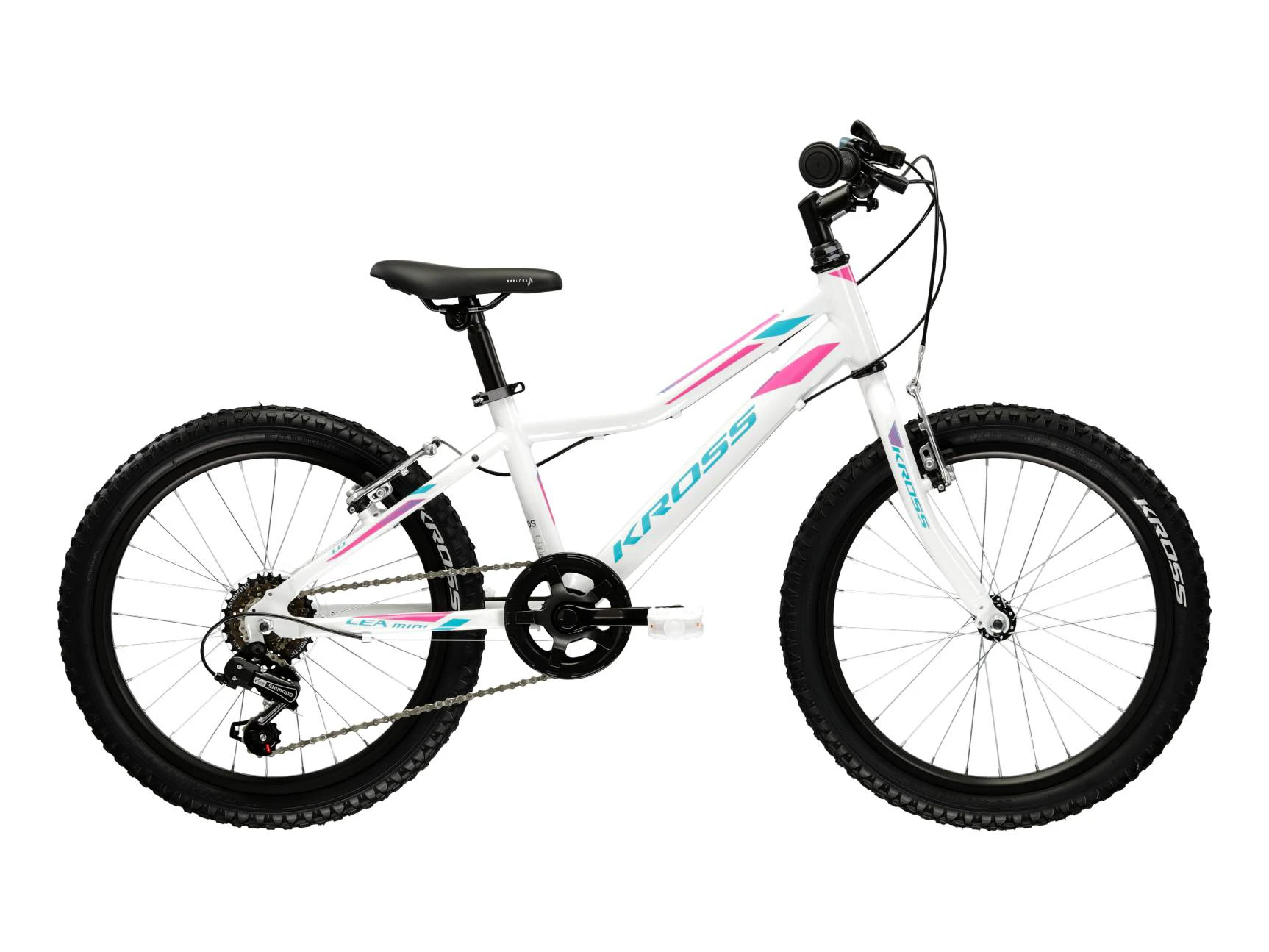 Bicicleta Copii Kross LEA Mini 1.0 20 inch alba Shimano Tourney - 185529