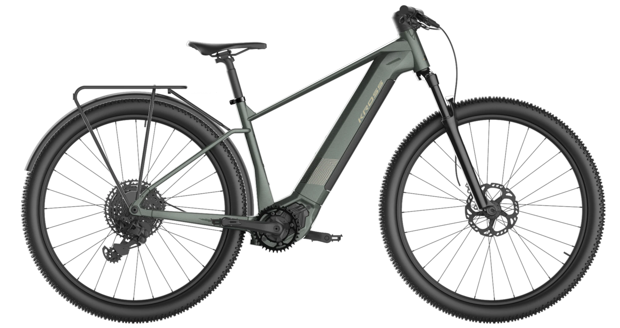 1. Bicicleta Electrica MTB Kross Influx SUV HYB 4.0 800 27.5 inch grafit Shimano Deore