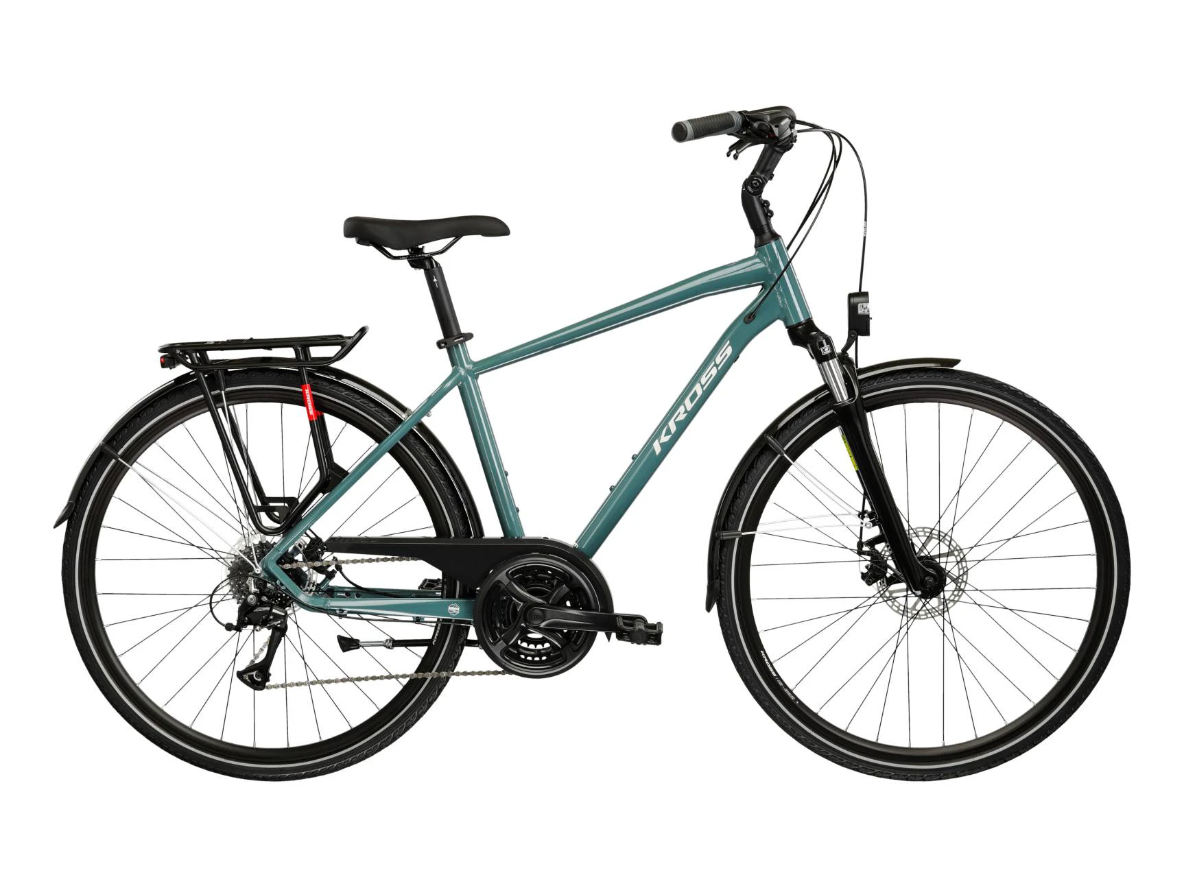 Bicicleta Urban Kross Trans 3.0 28 inch verde Shimano Acera - 183819