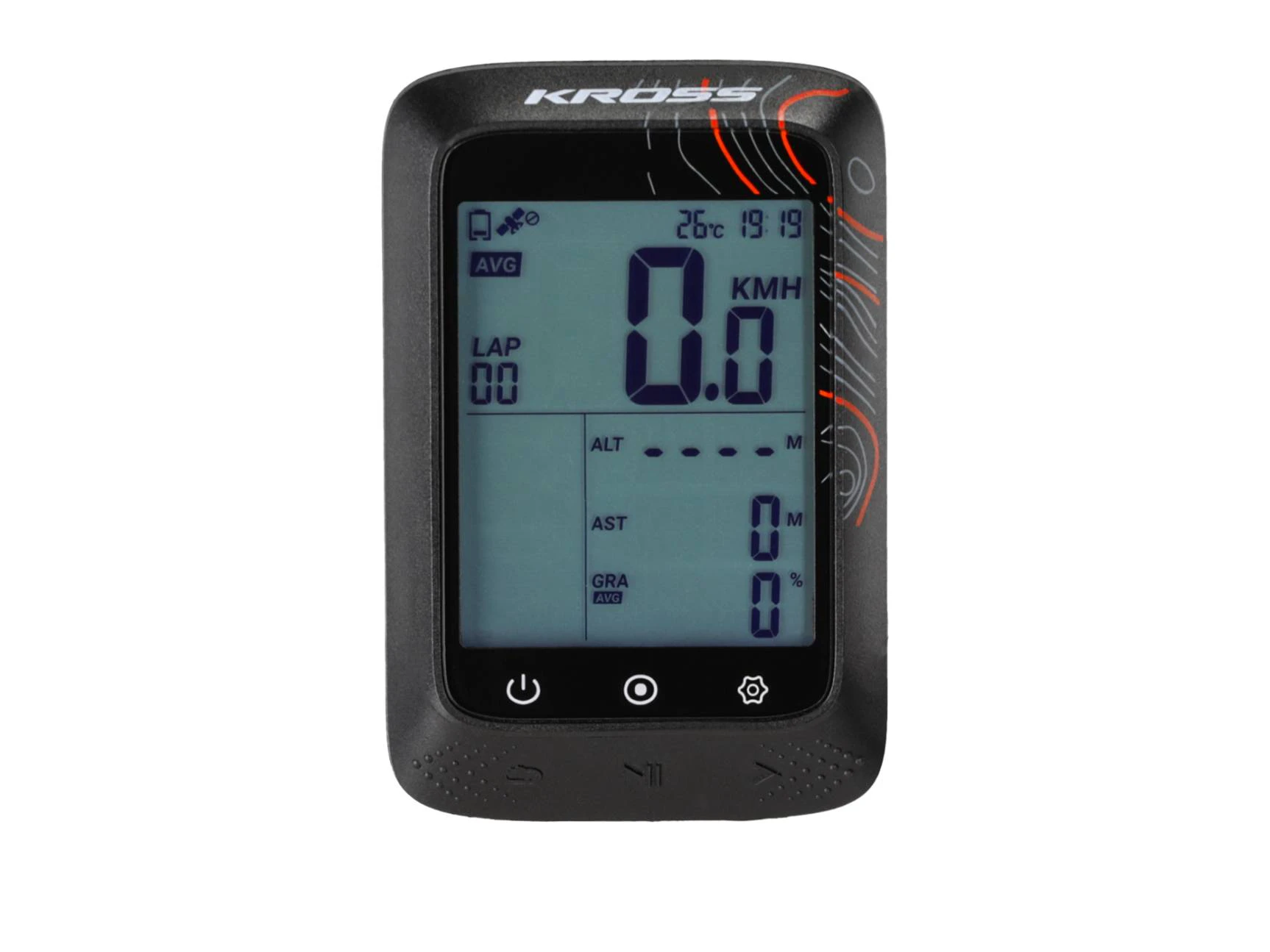 1. Kross Bicycle Comp. Krc 439GPS Pow/cad/hr Fstn