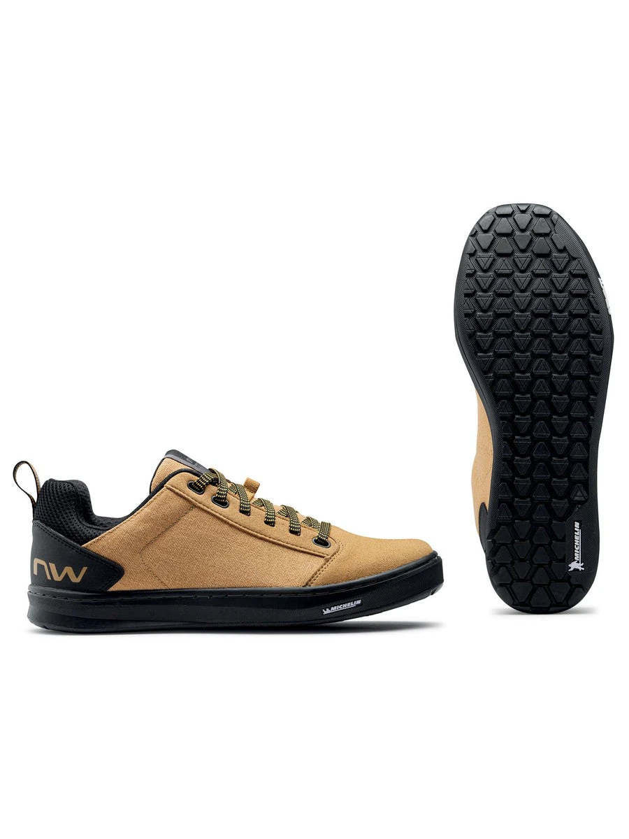 1. Northwave - pantofi ciclism MTB Flat - Tailwhip - Black | Honey
