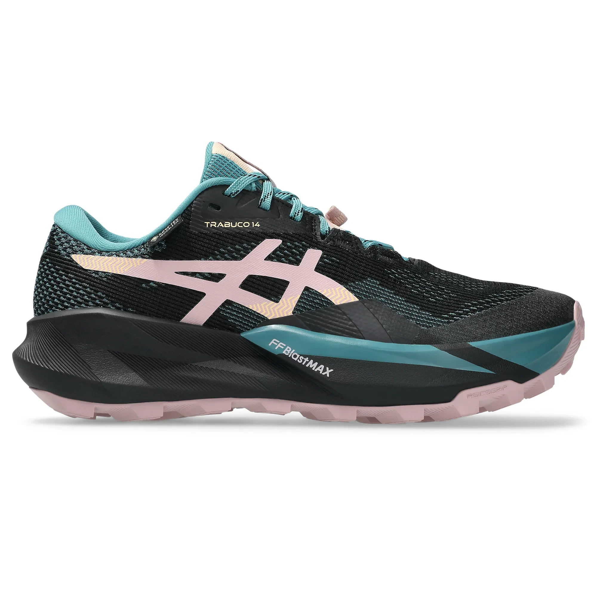 1. Pantofi alergare trail ASICS Trabuco 14 GTX (GORE-TEX) - negru | Morganite