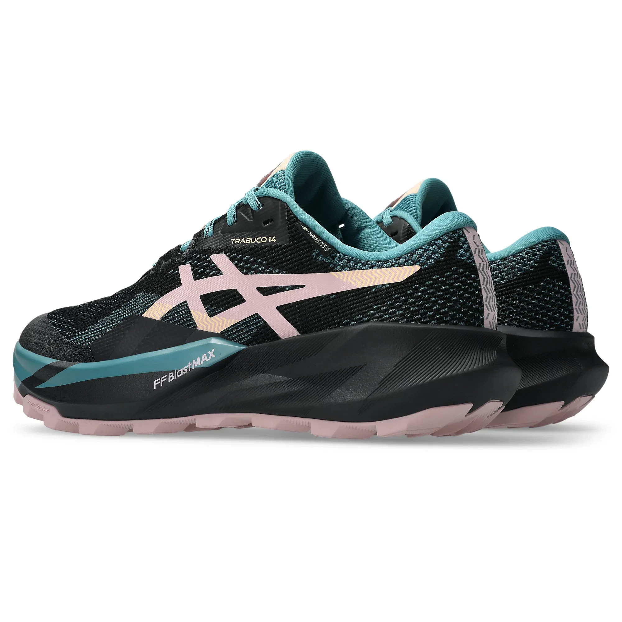 3. Pantofi alergare trail ASICS Trabuco 14 GTX (GORE-TEX) - negru | Morganite