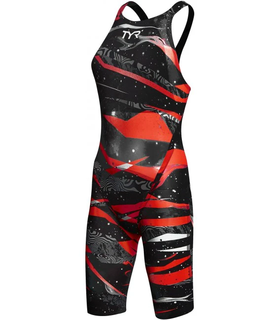 TYR Avictor Omaha Nights Open Back Negru-Rosu - 61019