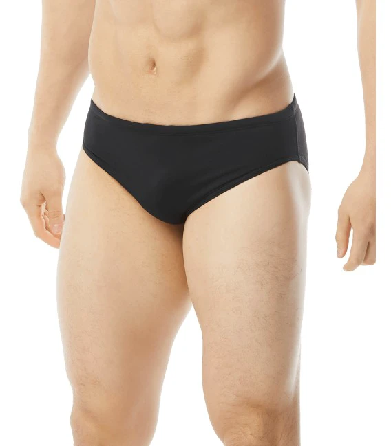 1. TYR Slip barbati logo Tyr negru-alb