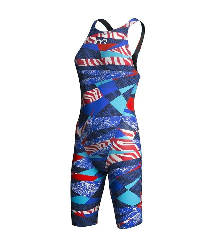 1. TYR Avictor Prelude Open Back Rosu-Alb-Albastru