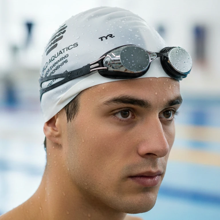 2. Casti Inot Personalizate TYR - Silicon Premium, Logo Club, Design Custom
