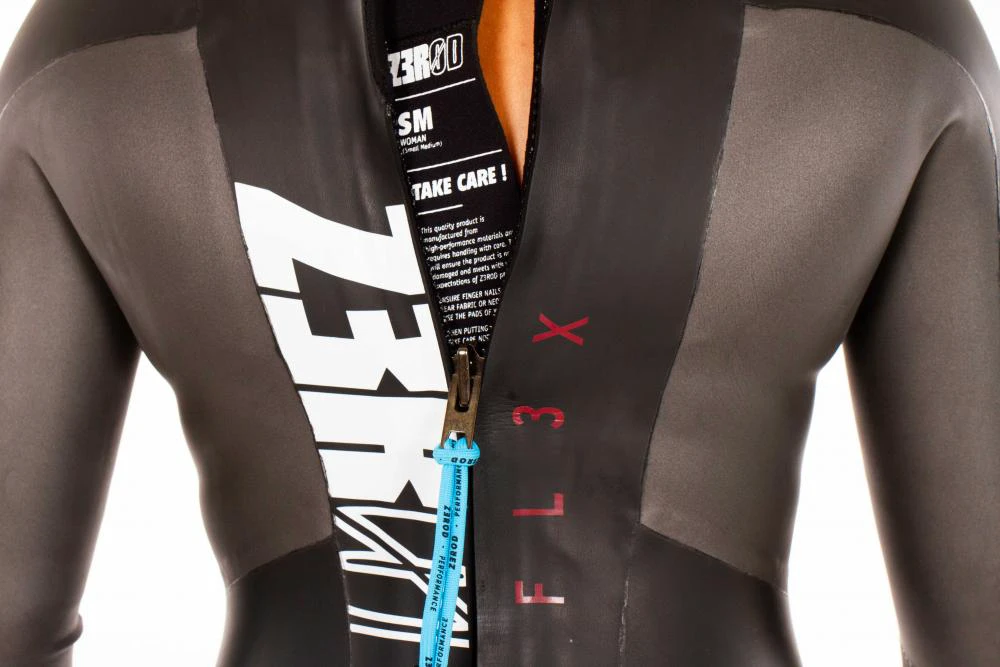 6. Z3R0D - costum neopren femei Flex wetsuit - black red