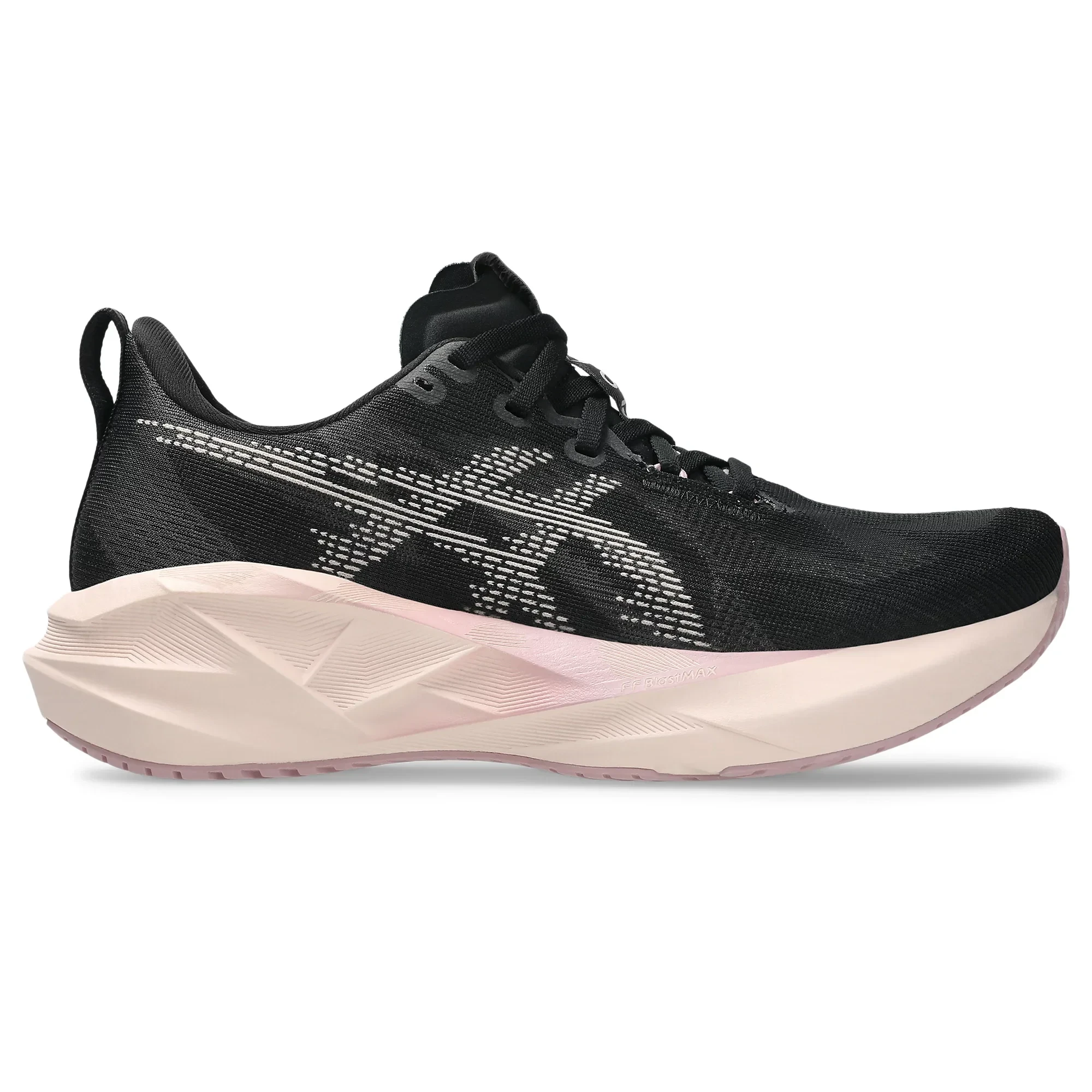 Pantofi alergare ASICS Novablast 5 - negru/roz Pearl Pink | energie maximă - 185145