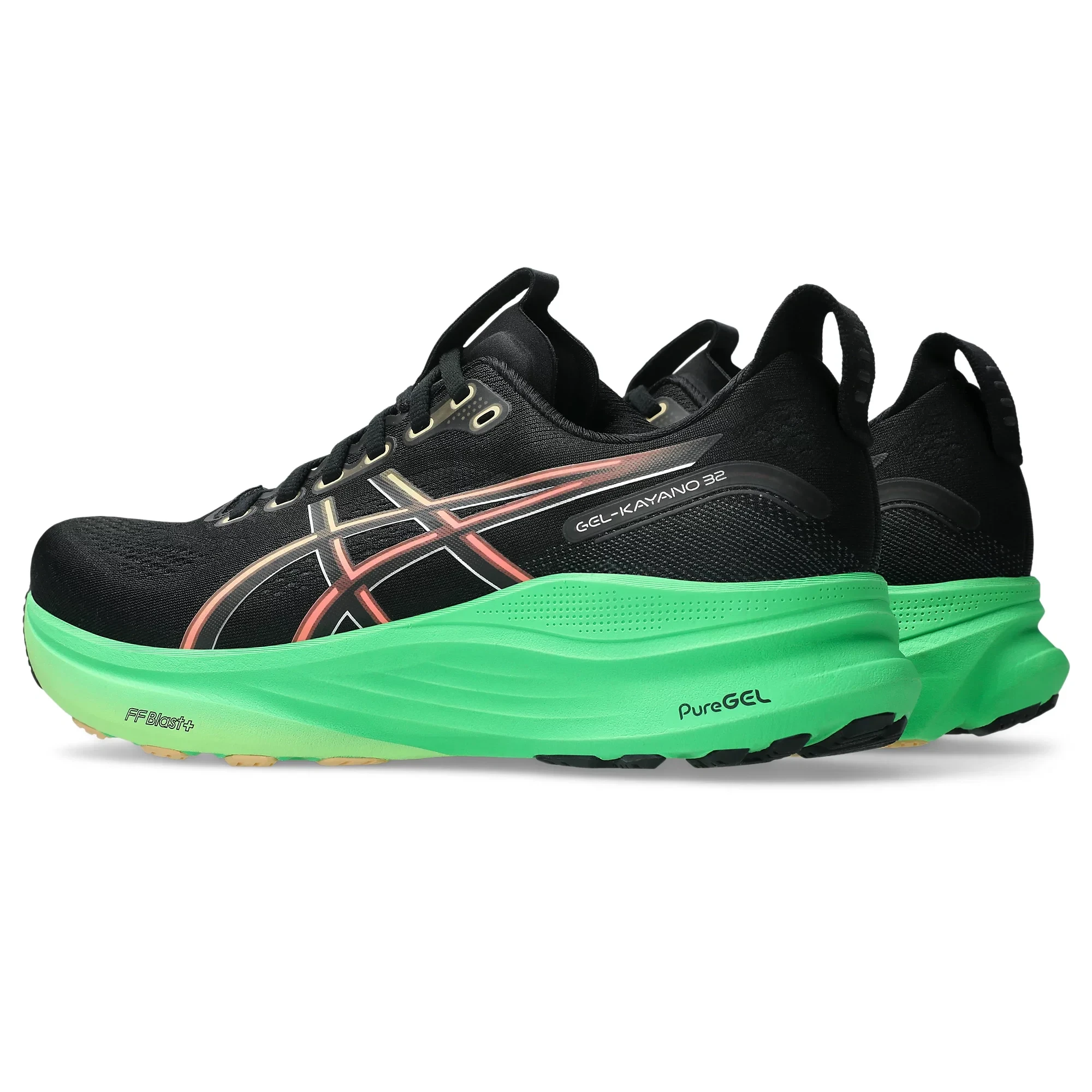 3. Pantofi alergare stabilitate ASICS GEL-Kayano 32 - negru | amortizare superioară