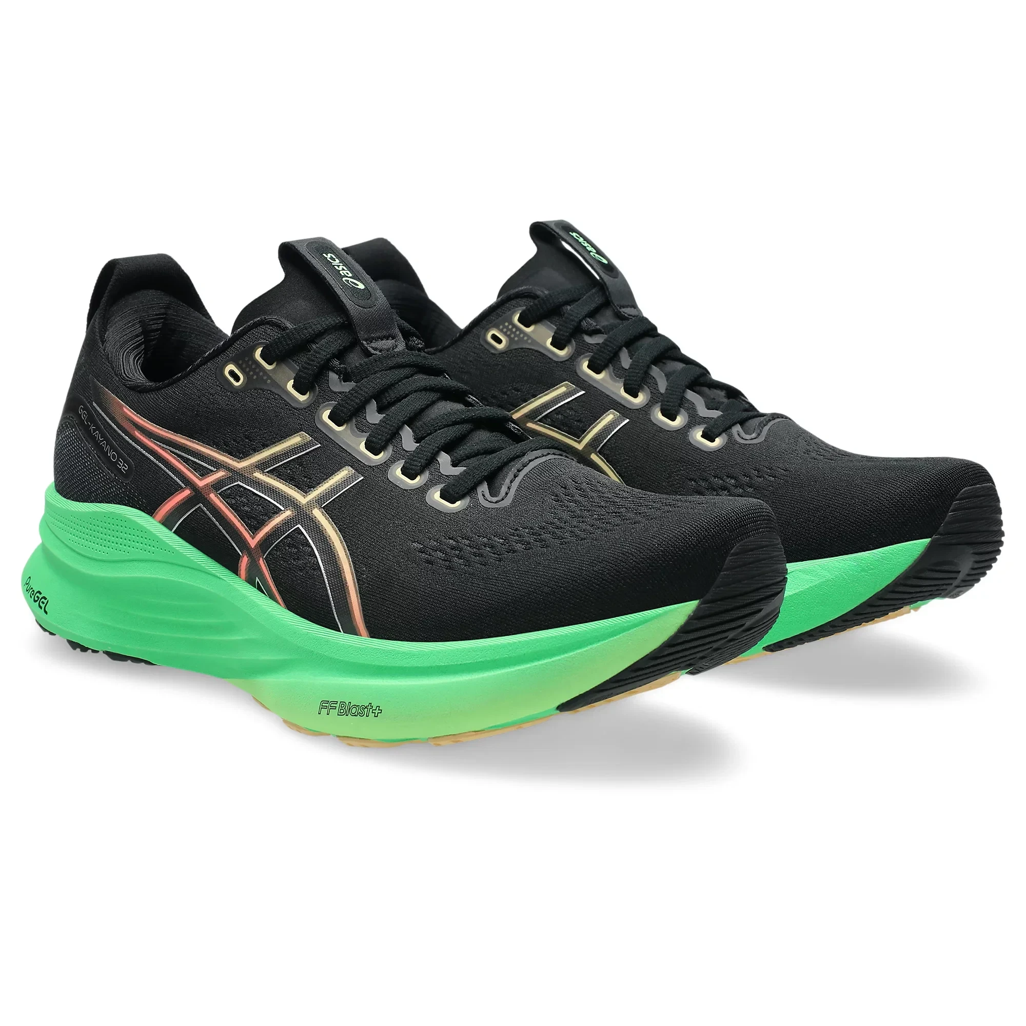 2. Pantofi alergare stabilitate ASICS GEL-Kayano 32 - negru | amortizare superioară