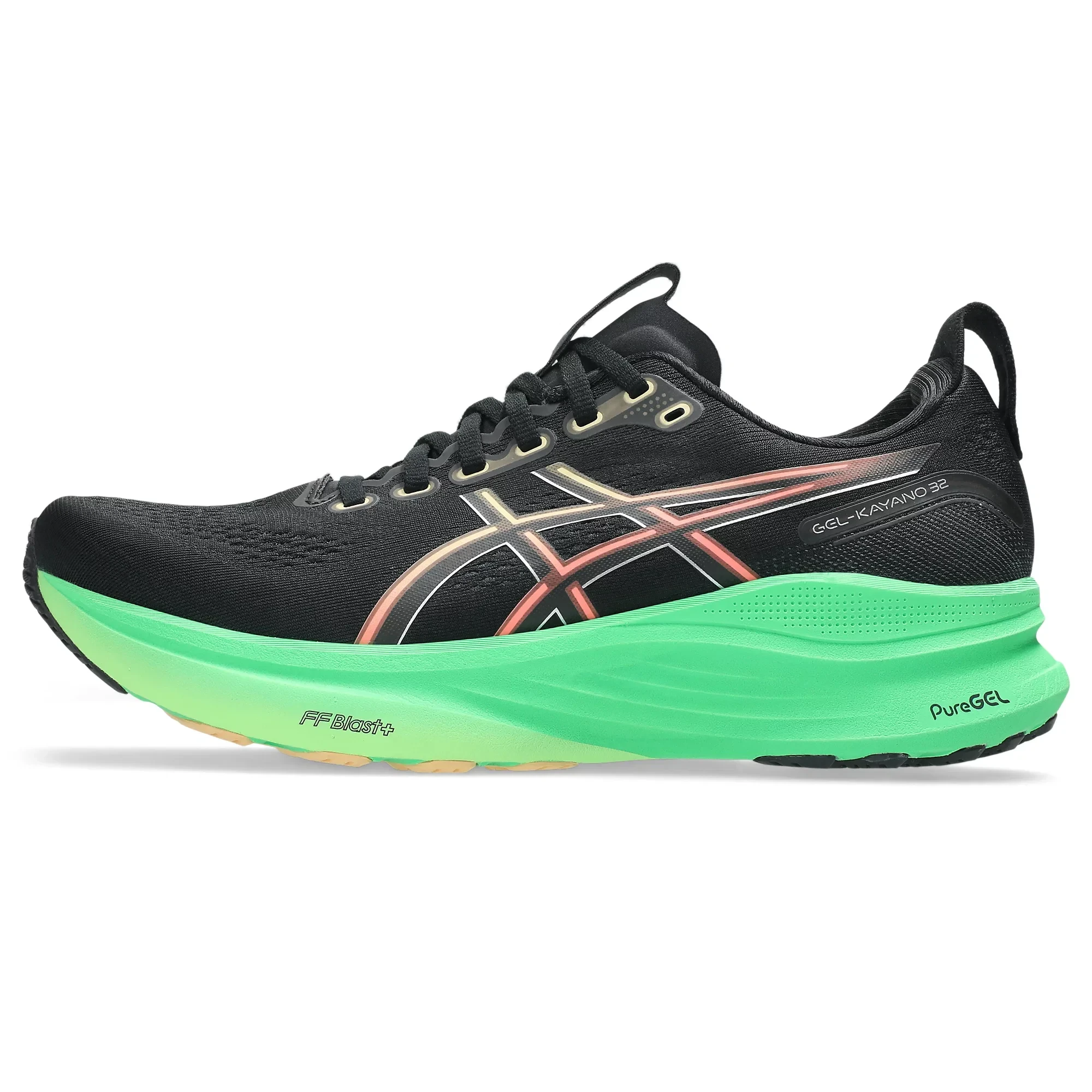 8. Pantofi alergare stabilitate ASICS GEL-Kayano 32 - negru | amortizare superioară
