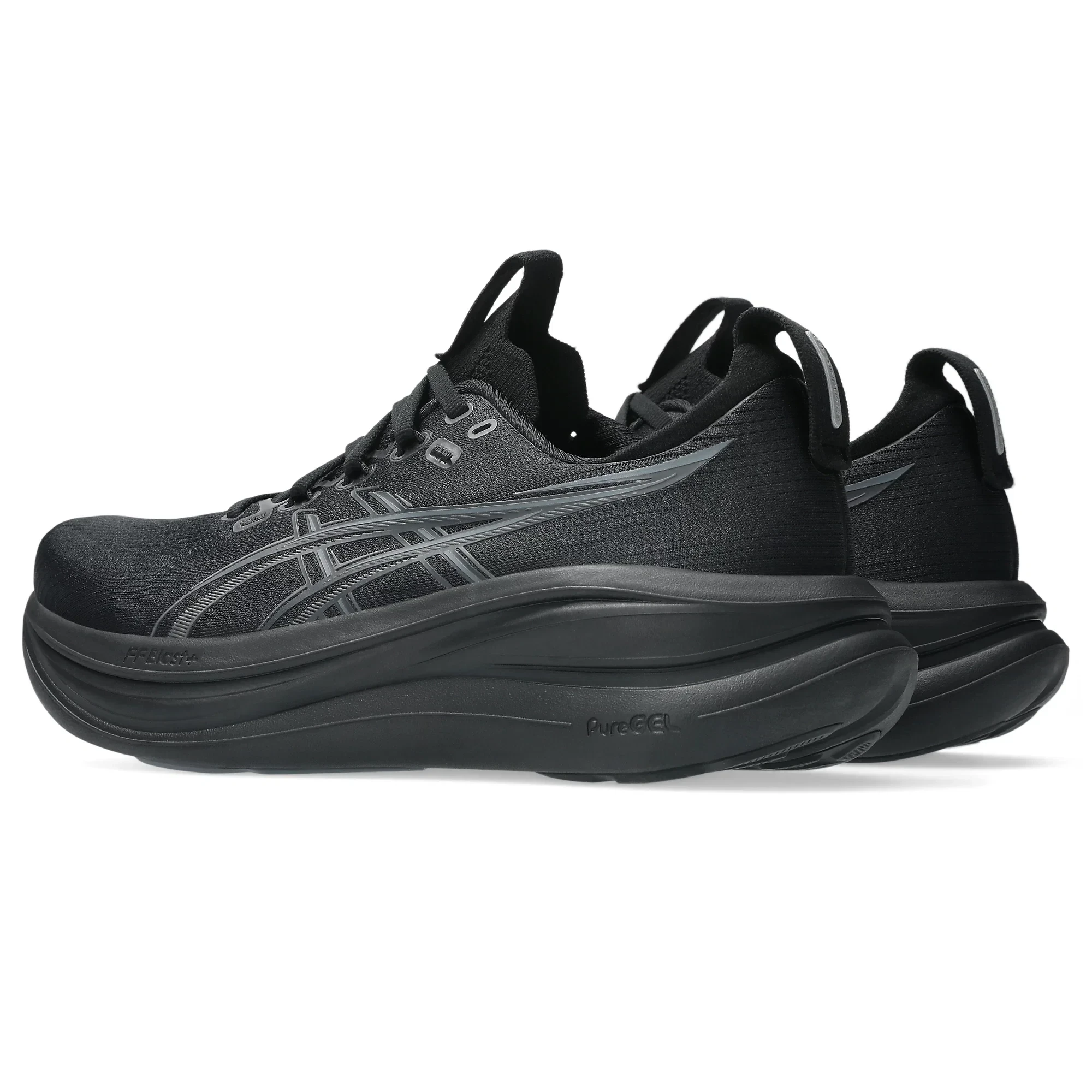 3. Pantofi alergare ASICS GEL-Nimbus 28 - negru/gri | amortizare maximă
