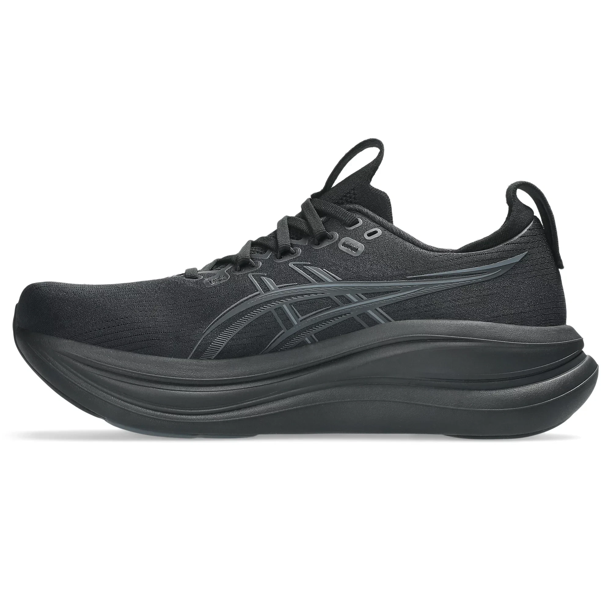 4. Pantofi alergare ASICS GEL-Nimbus 28 - negru/gri | amortizare maximă
