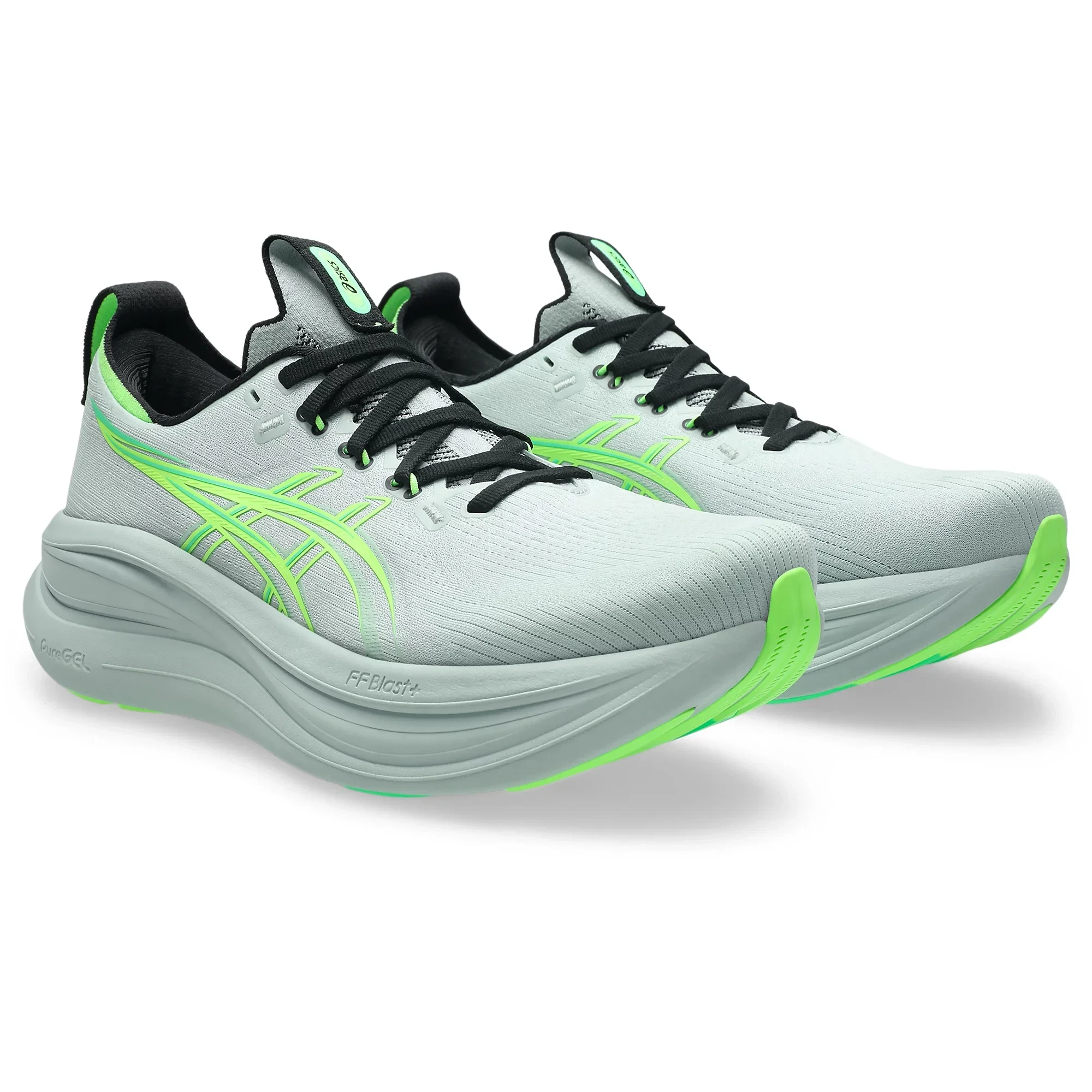 2. Pantofi alergare ASICS GEL-Nimbus 28 - verde Cold Moss | amortizare maximă