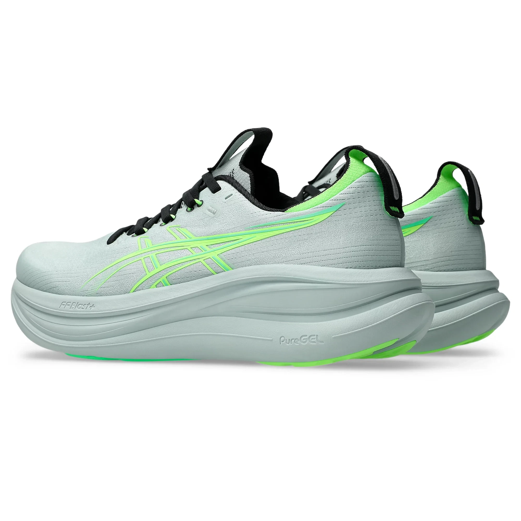 3. Pantofi alergare ASICS GEL-Nimbus 28 - verde Cold Moss | amortizare maximă