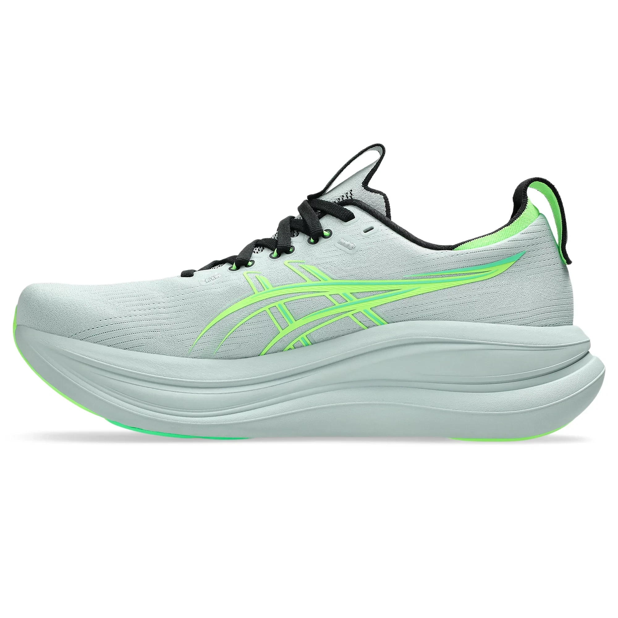 4. Pantofi alergare ASICS GEL-Nimbus 28 - verde Cold Moss | amortizare maximă