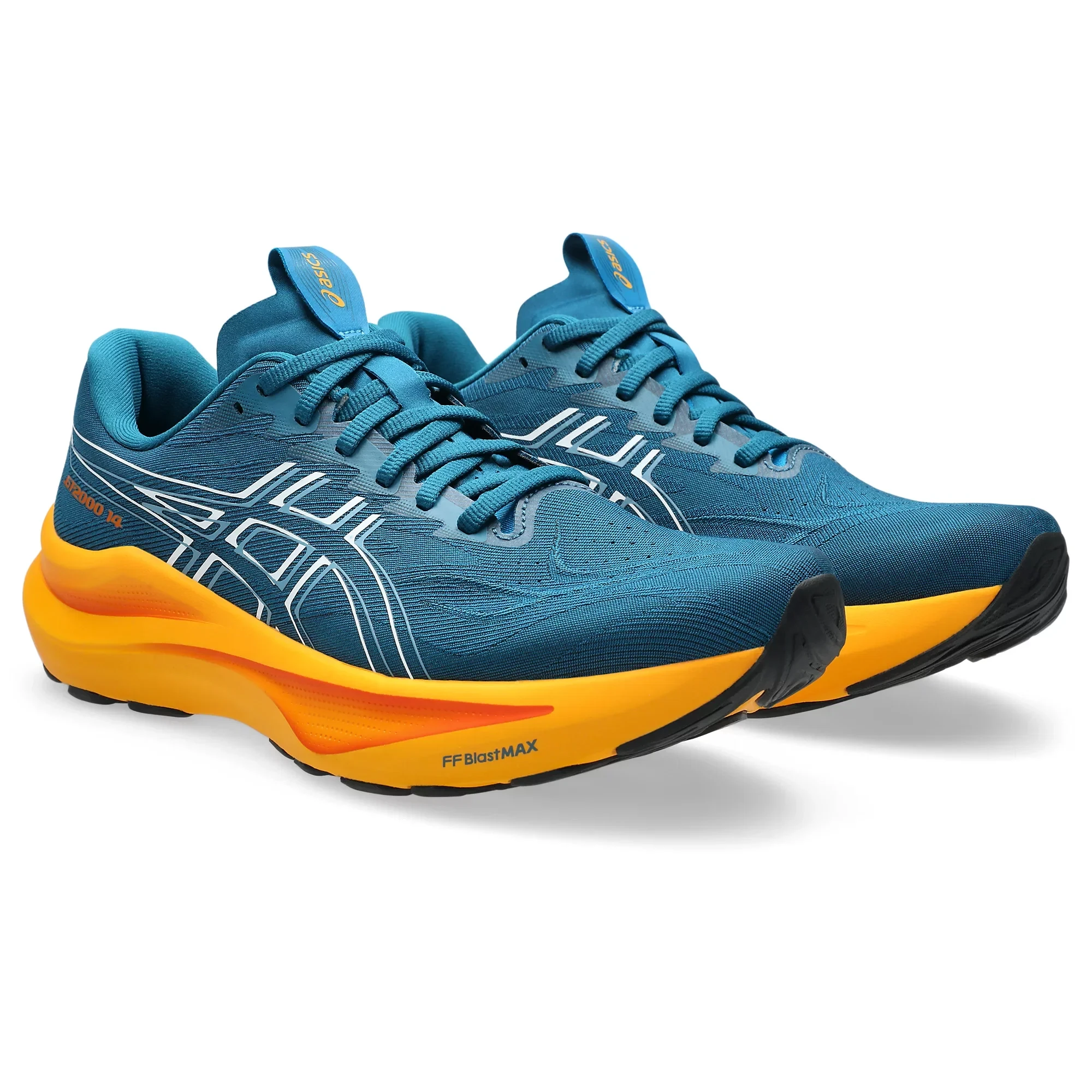 2. Pantofi alergare stabilitate ASICS GT-2000 14 - turcoaz închis/alb | suport și amortizare