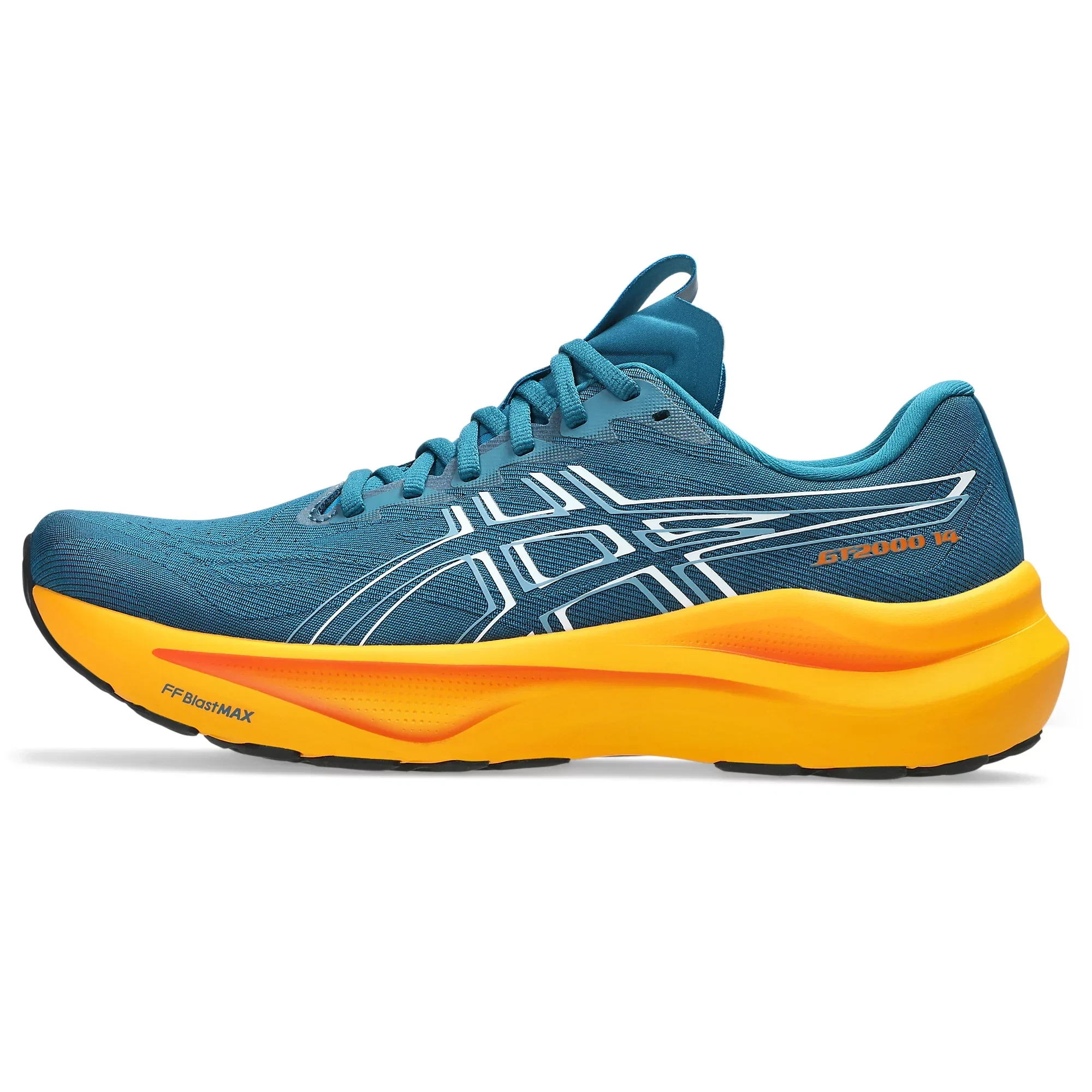8. Pantofi alergare stabilitate ASICS GT-2000 14 - turcoaz închis/alb | suport și amortizare