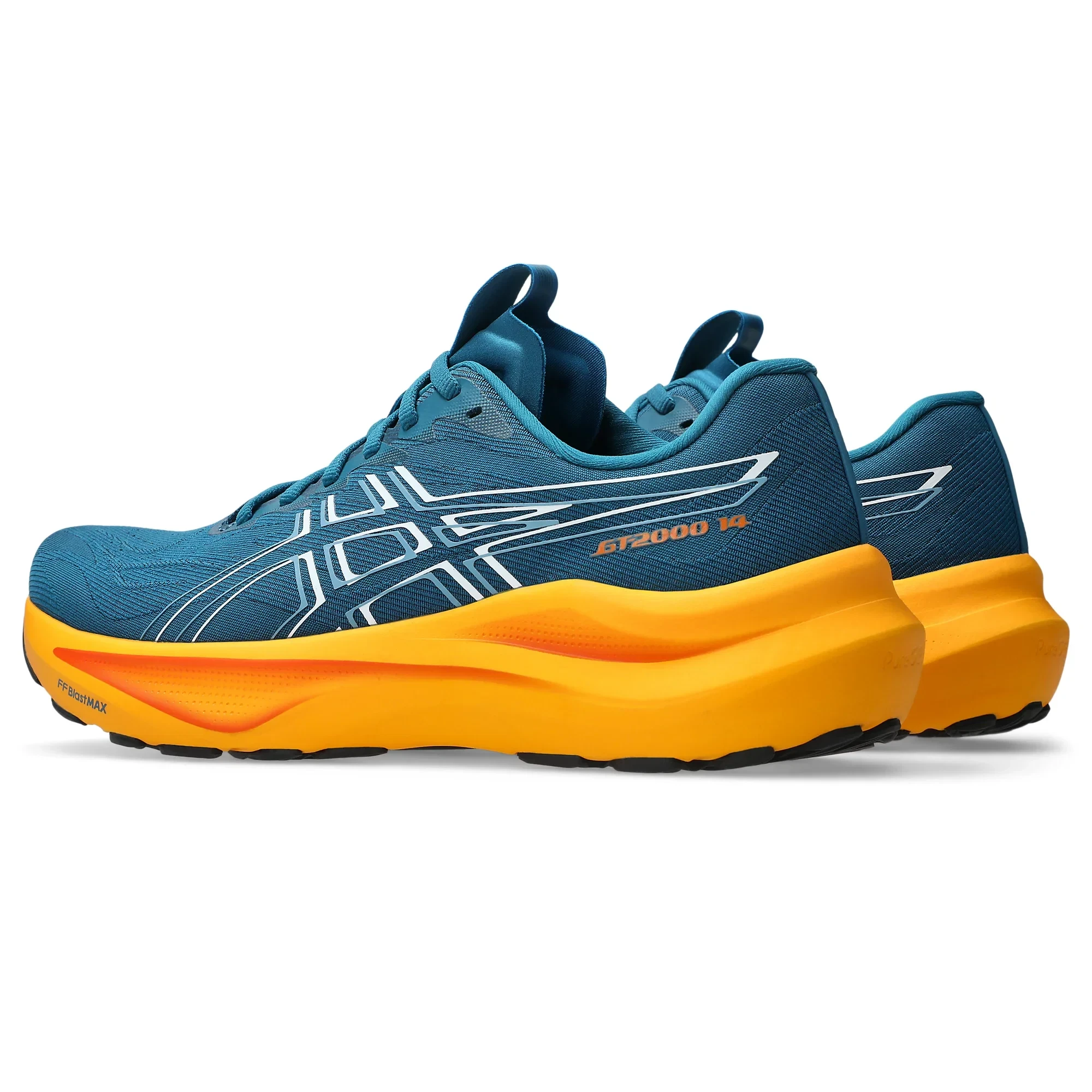 3. Pantofi alergare stabilitate ASICS GT-2000 14 - turcoaz închis/alb | suport și amortizare