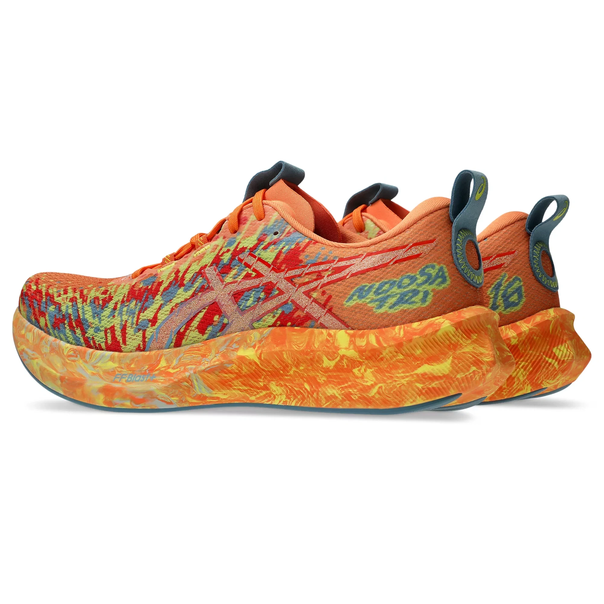 3. Pantofi alergare triatlon ASICS Noosa Tri 16 - portocaliu Sun Peach | Lemon Spark