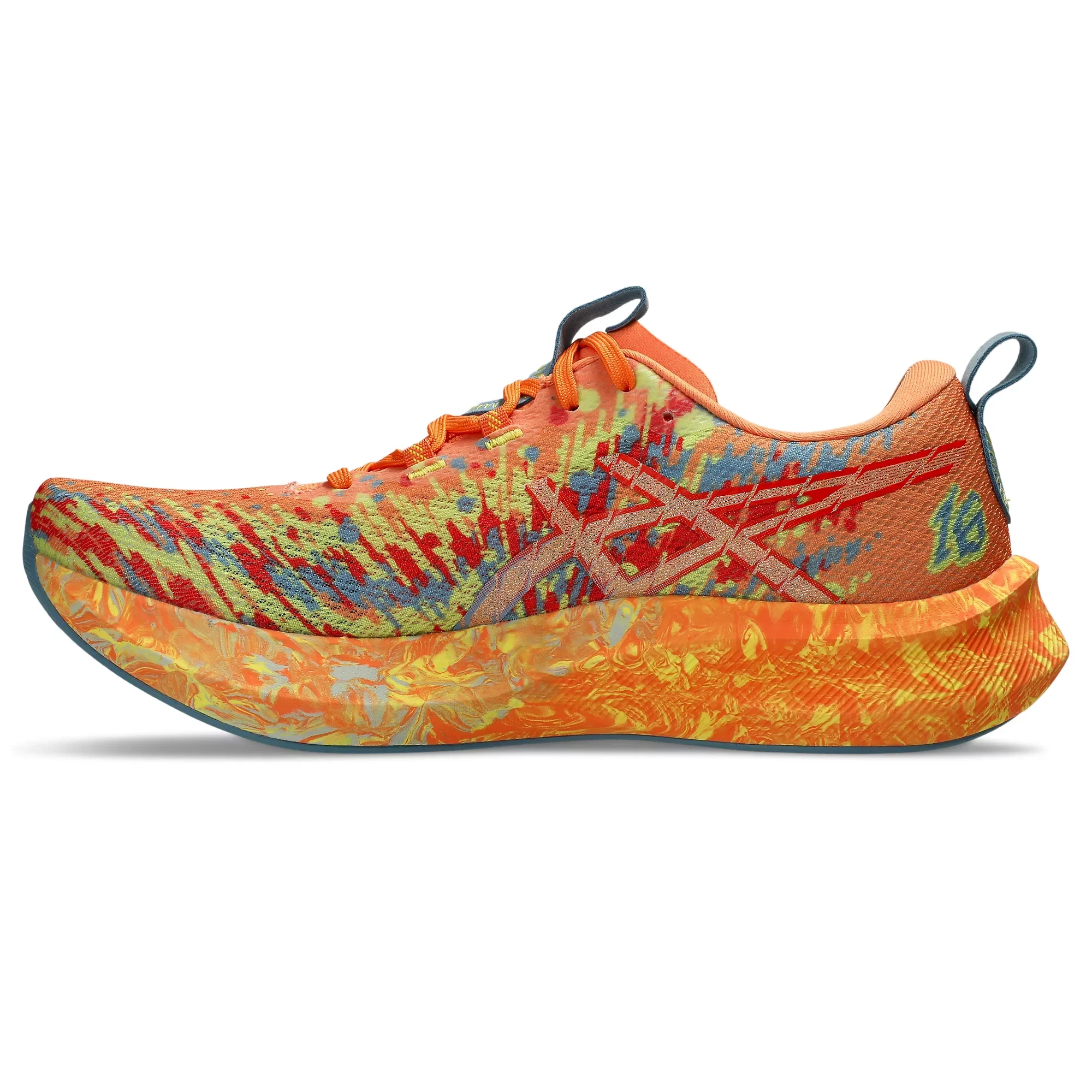 4. Pantofi alergare triatlon ASICS Noosa Tri 16 - portocaliu Sun Peach | Lemon Spark