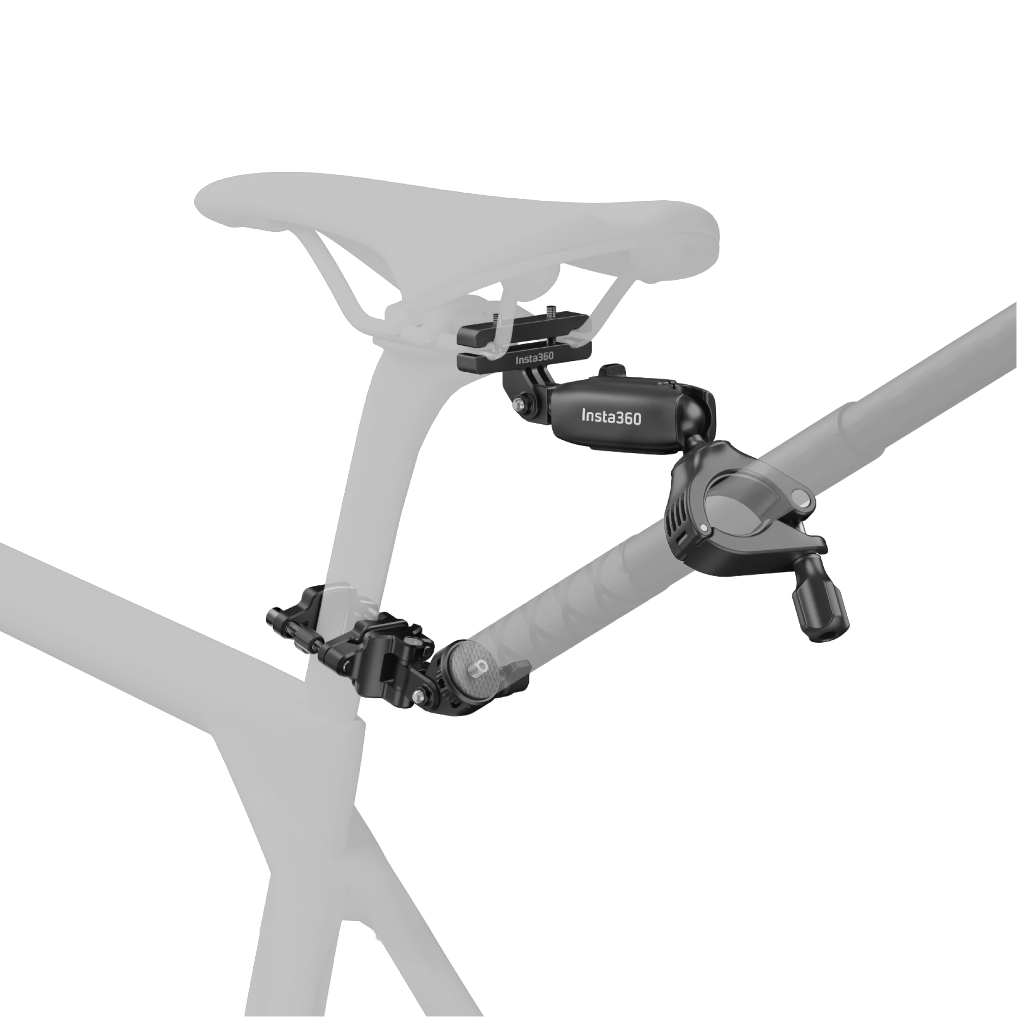 1. Suport bicicletă Insta360 Bike Tail Mount Kit | filmare persoana a 3-a