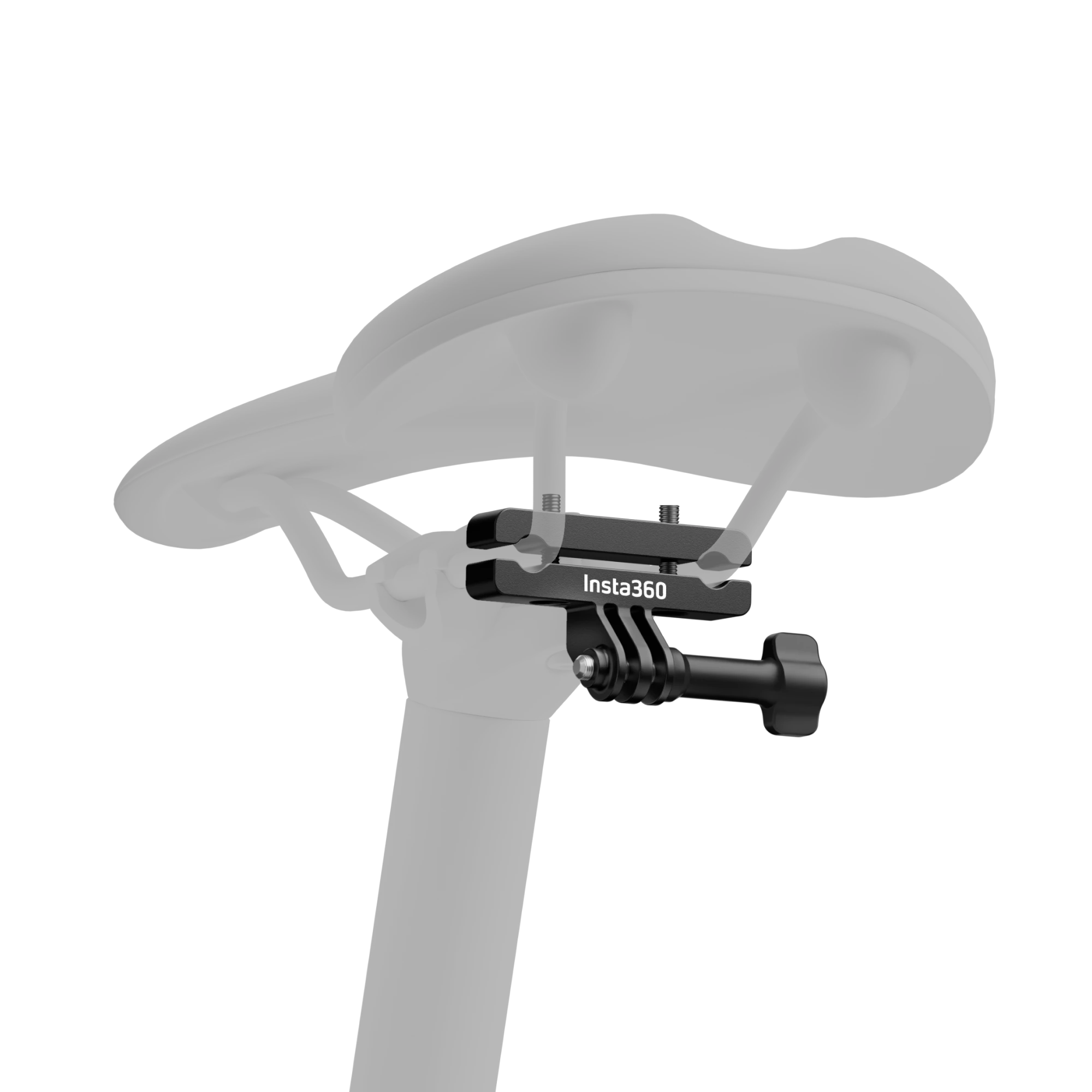 1. Suport montaj șa bicicletă Insta360 Bike Seat Rail Mount | aluminiu
