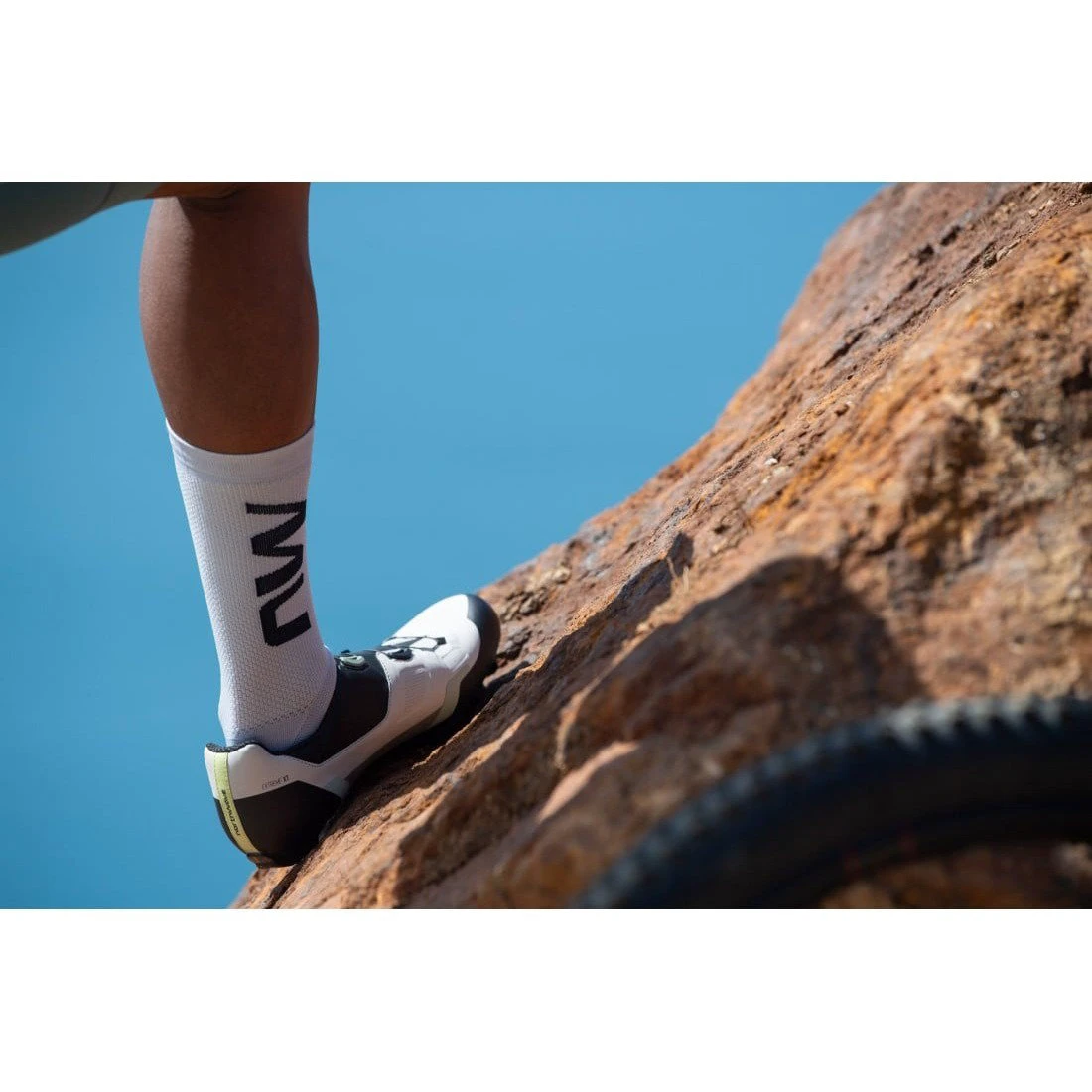 14. Pantofi ciclism MTB XC Northwave Extreme XT - gri/verde salvie | talpă carbon