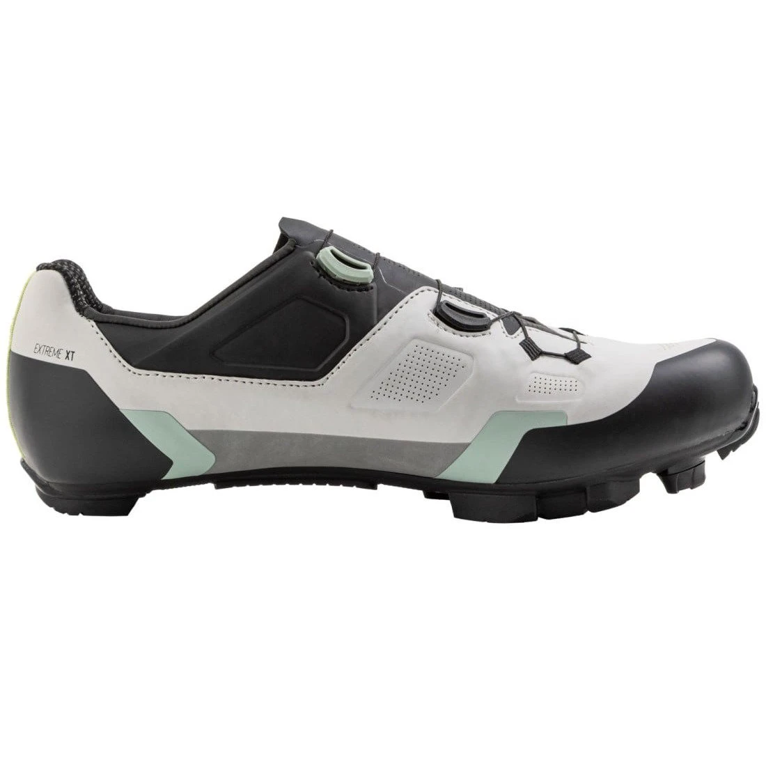 2. Pantofi ciclism MTB XC Northwave Extreme XT - gri/verde salvie | talpă carbon