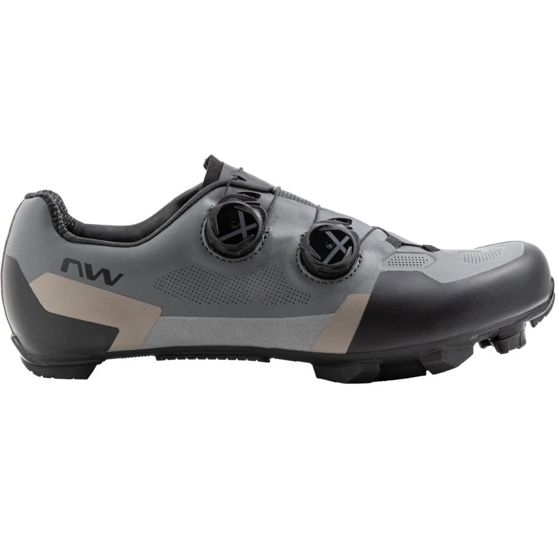 Pantofi ciclism MTB XC Northwave Extreme XT - negru/nisip | talpă carbon - 185586