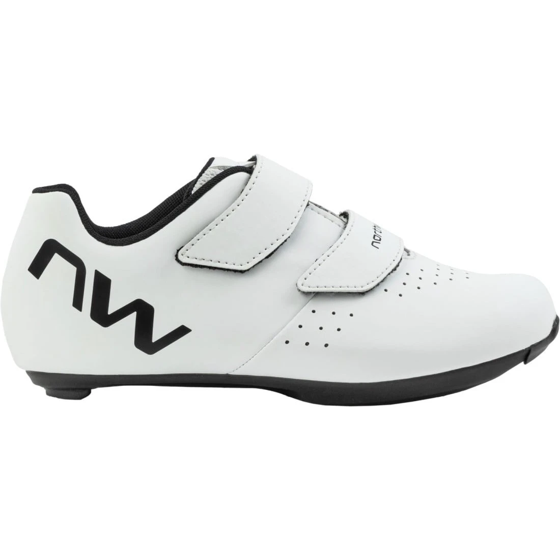 Pantofi ciclism sosea copii Northwave Sonic Junior - alb/negru - 185589