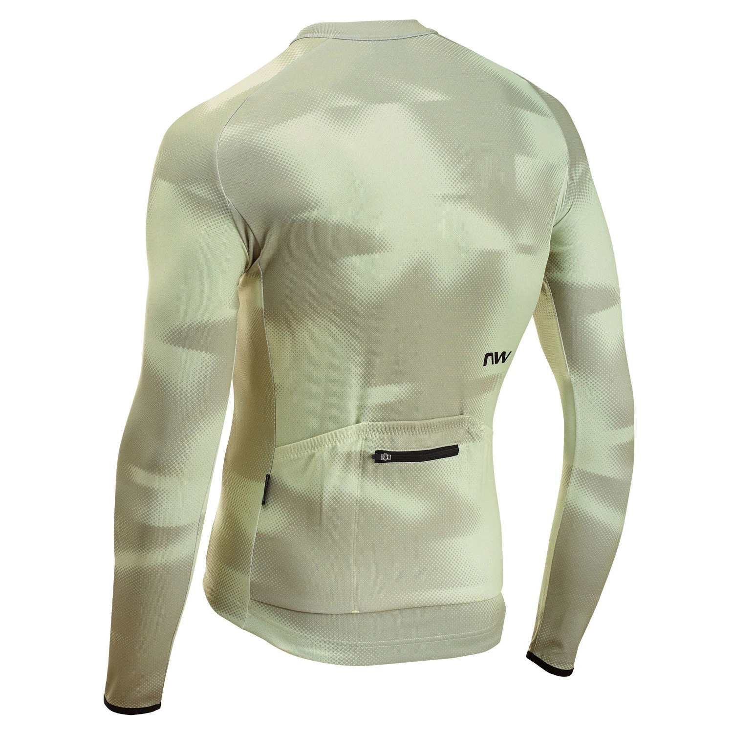 Tricou ciclism mânecă lungă Northwave Blade 2 - verde | toamnă-iarnă - 185624