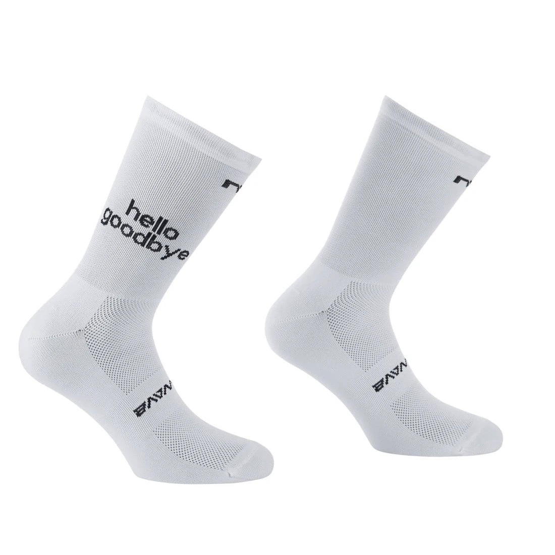 1. Șosete ciclism Northwave Hello | confort și respirabilitate - white