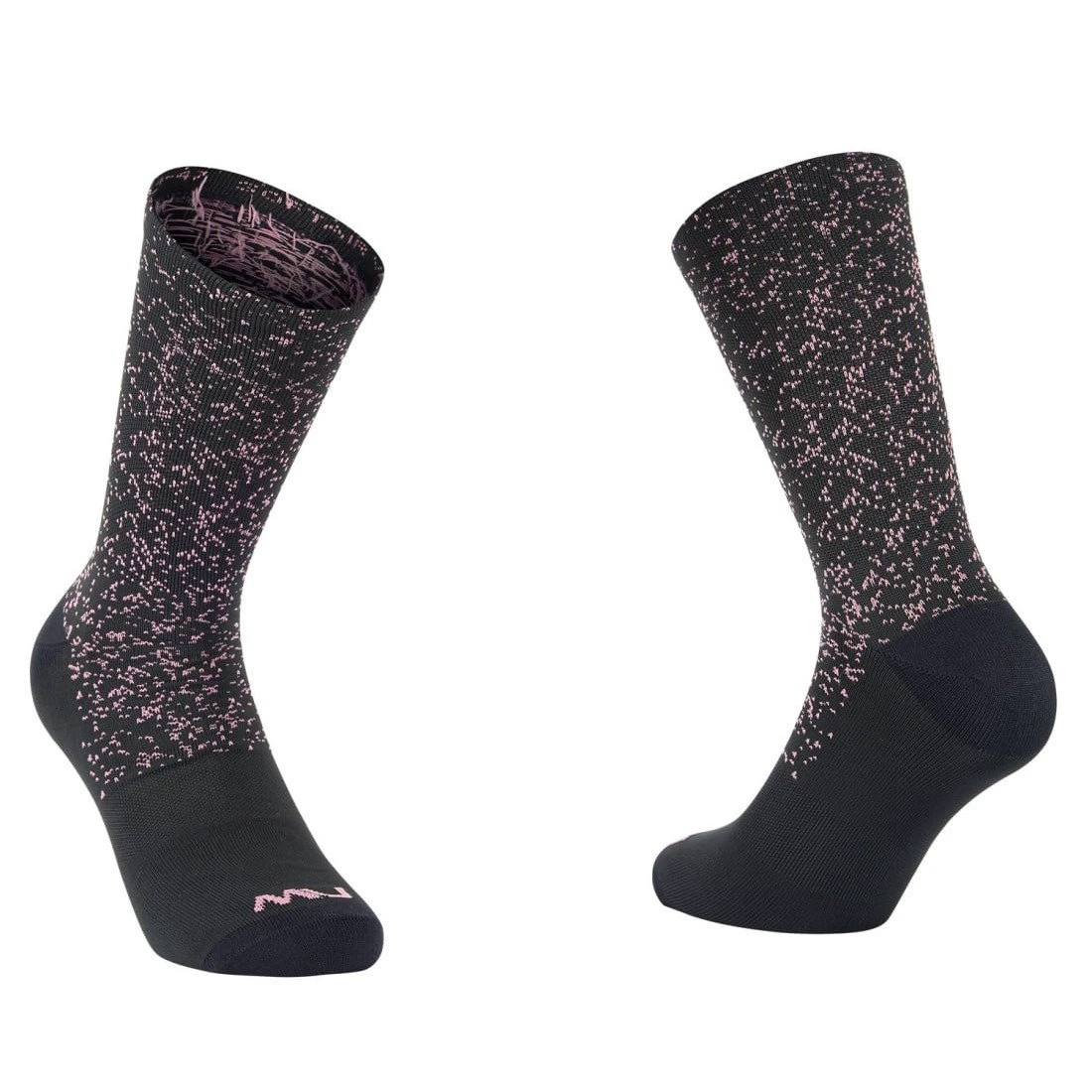 Șosete ciclism Northwave Stardust - negru/malva | respirabilitate maximă - 185693
