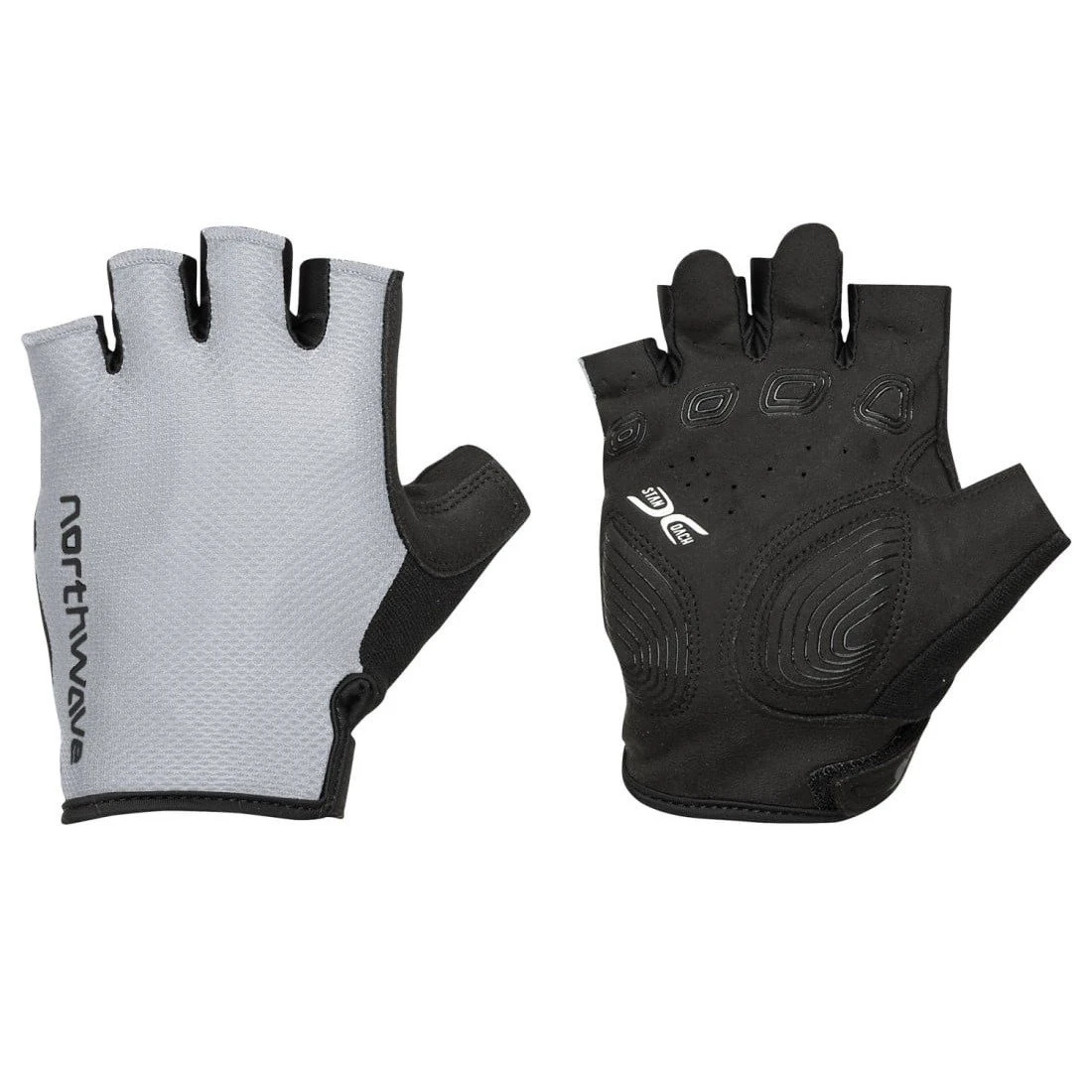Mănuși ciclism Northwave Active Max - gri deschis | degete scurte - 185726