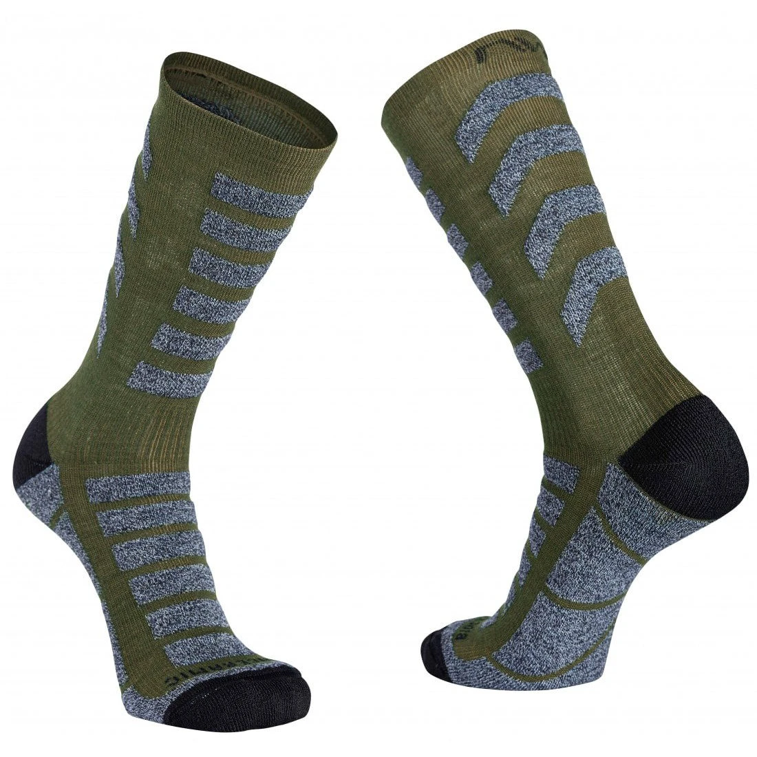 Șosete ciclism iarnă Northwave Husky Ceramic - verde | izolație ceramică - 185748
