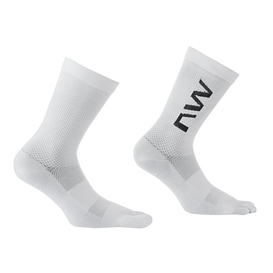 1. Șosete ciclism Northwave Extreme Five - alb | ventilație maximă
