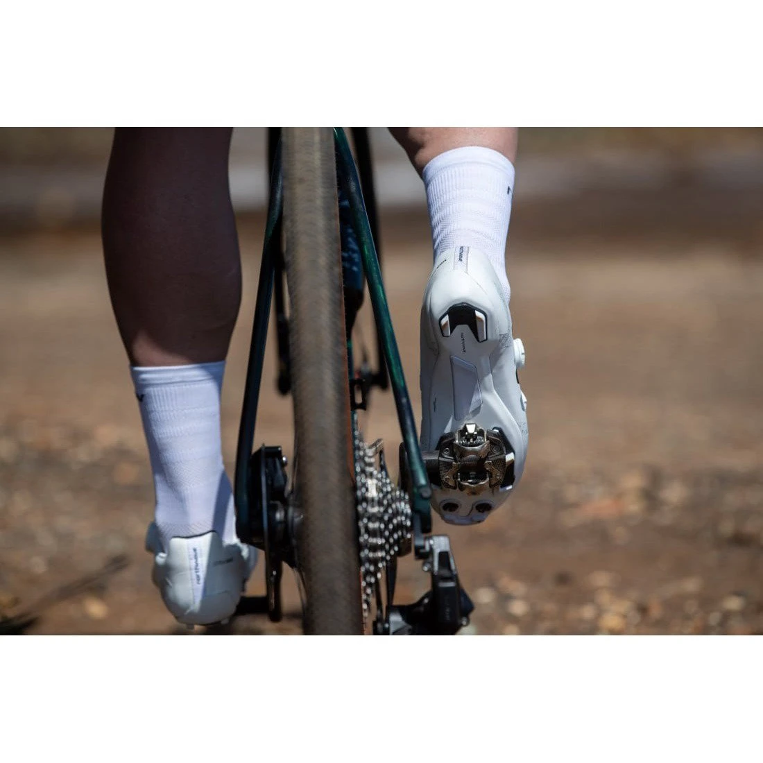 17. Pantofi ciclism MTB XC Northwave Extreme X - alb | talpă carbon