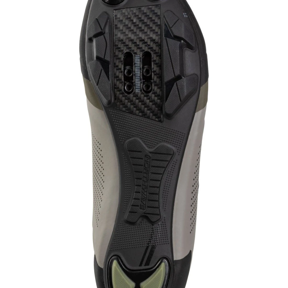 3. Pantofi ciclism MTB XC Northwave Striker - nisip/verde | talpă carbon