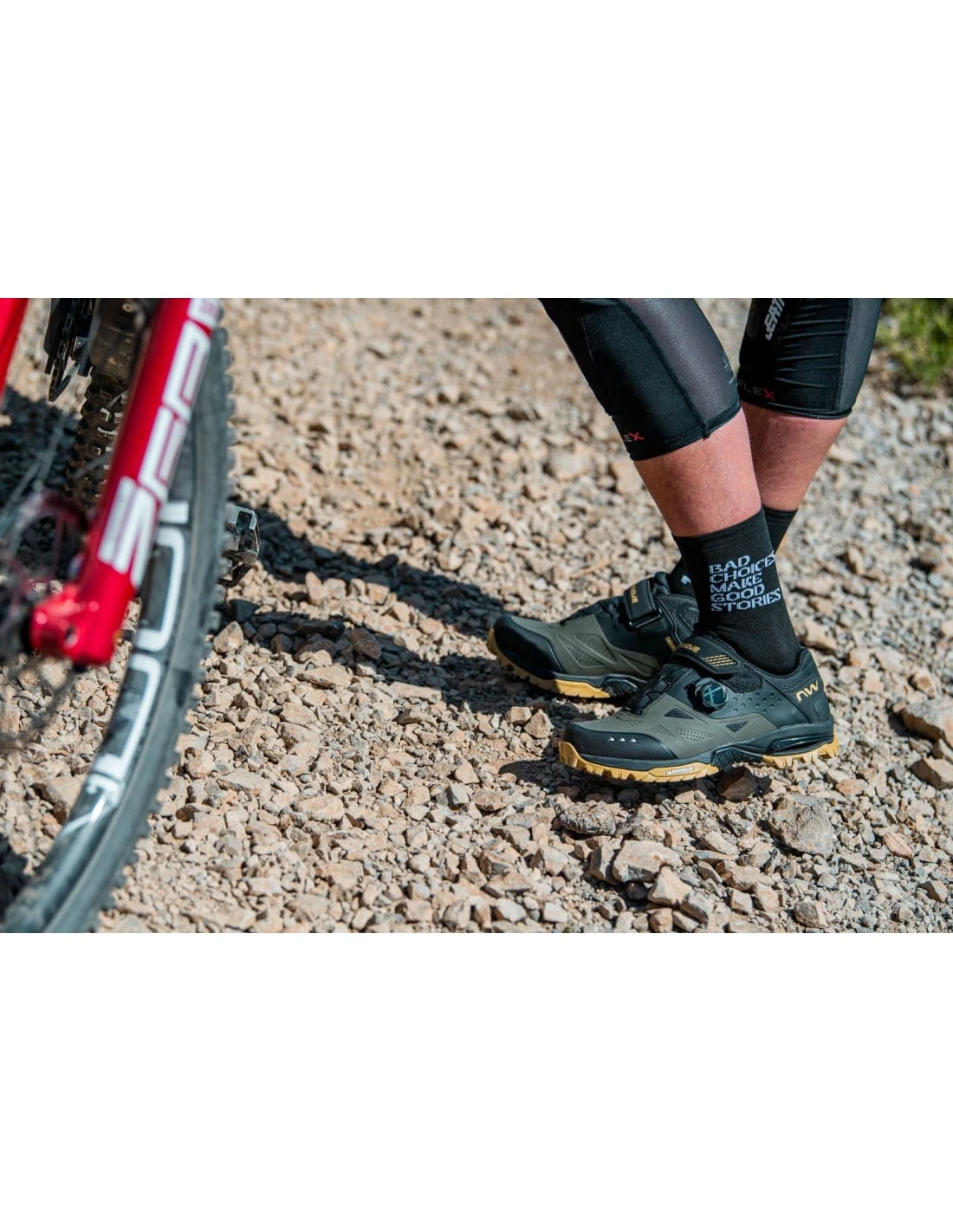 5. Pantofi MTB Northwave Enduro Mid 2 - negru/gri închis | All Mountain