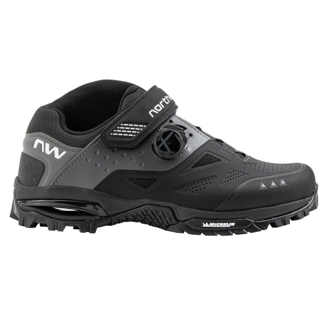Pantofi MTB Northwave Enduro Mid 2 - negru/gri închis | All Mountain - 187257