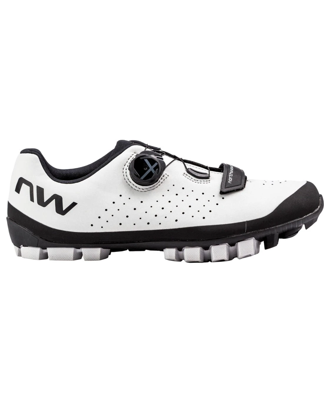 1. Pantofi MTB XC Northwave Hammer Plus - gri deschis/negru | off-road
