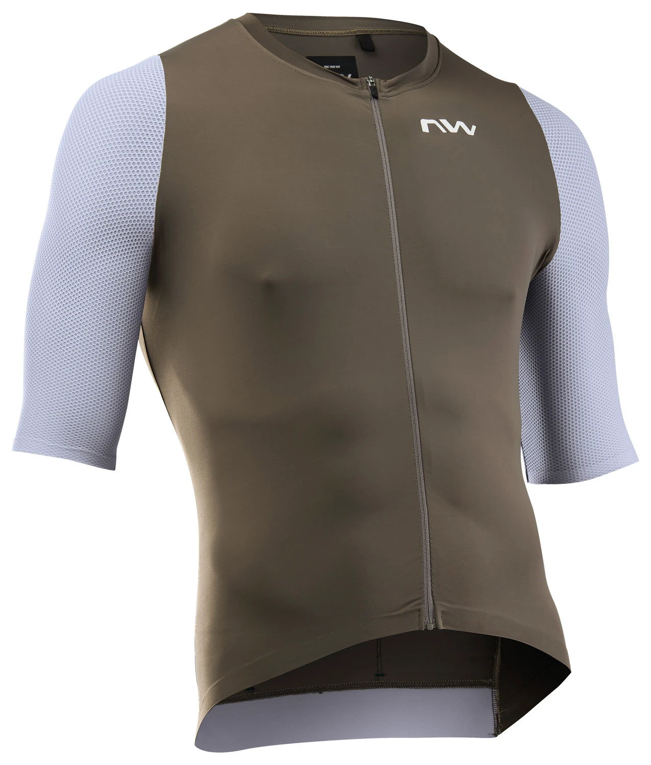 Tricou ciclism Northwave Extreme Evo - nisip/gri gheață | UPF50+ - 188956