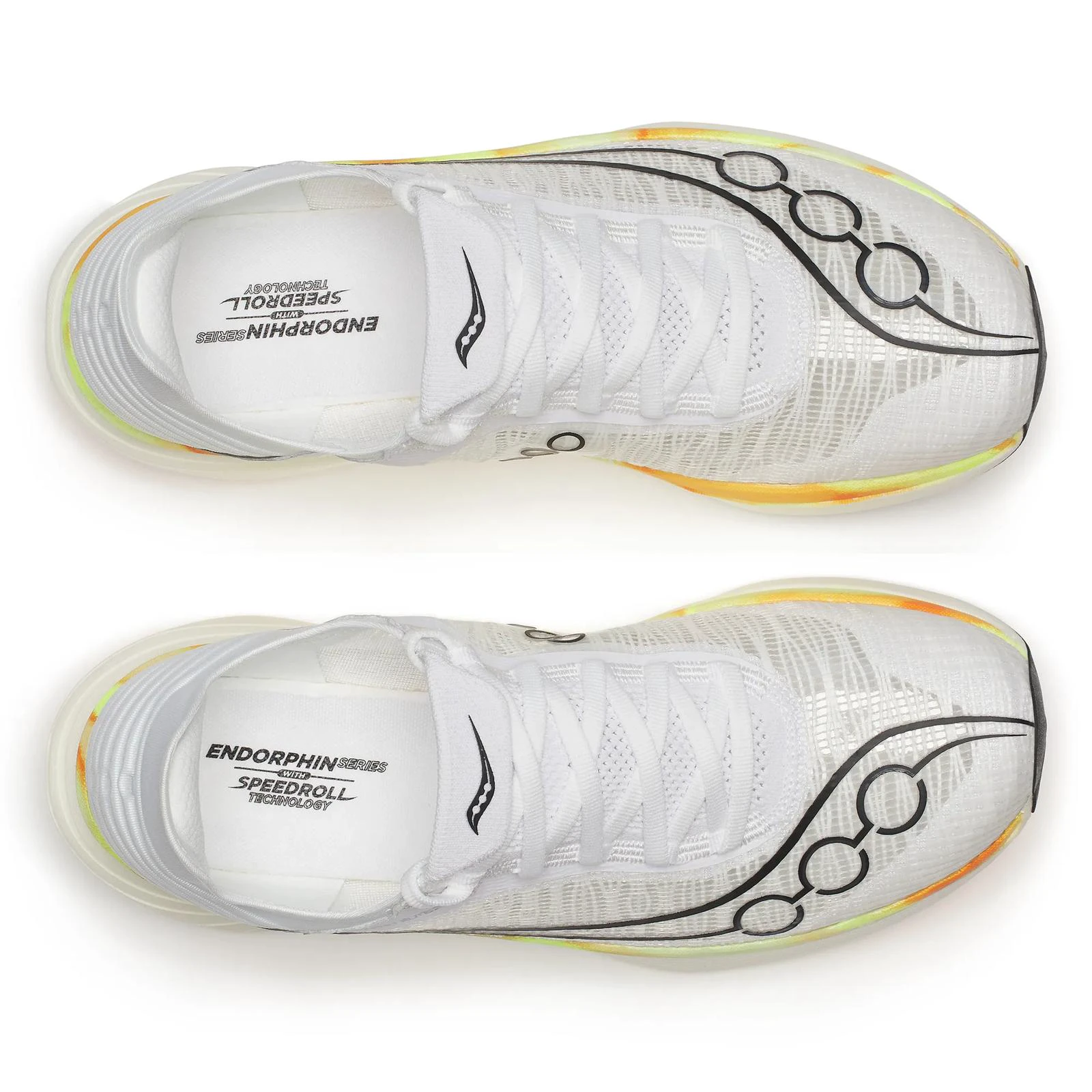 5. Pantofi alergare Saucony Endorphin Elite 2 - alb/peel | placă carbon