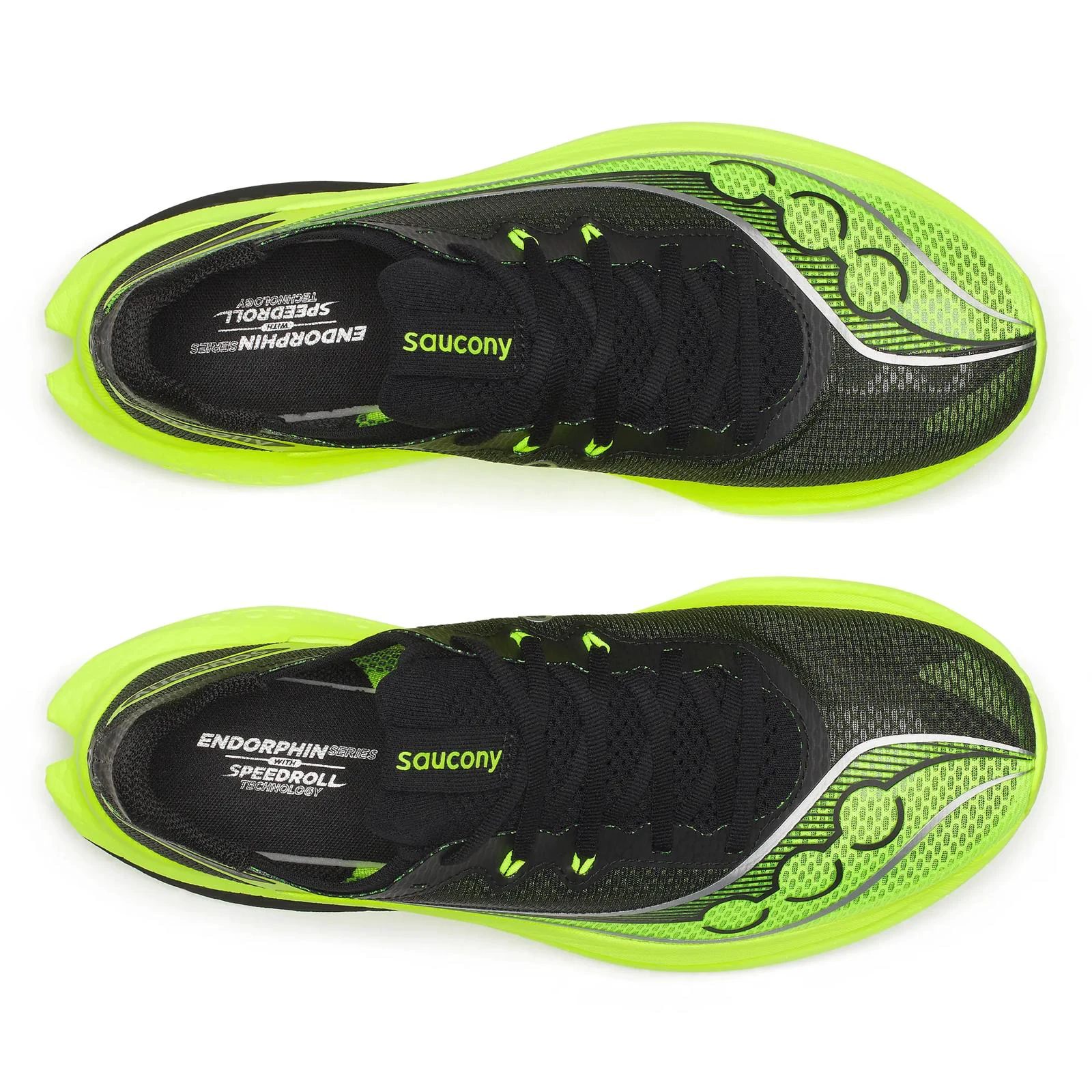 5. Pantofi alergare Saucony Endorphin Pro 5 - galben Citron/negru | placă carbon