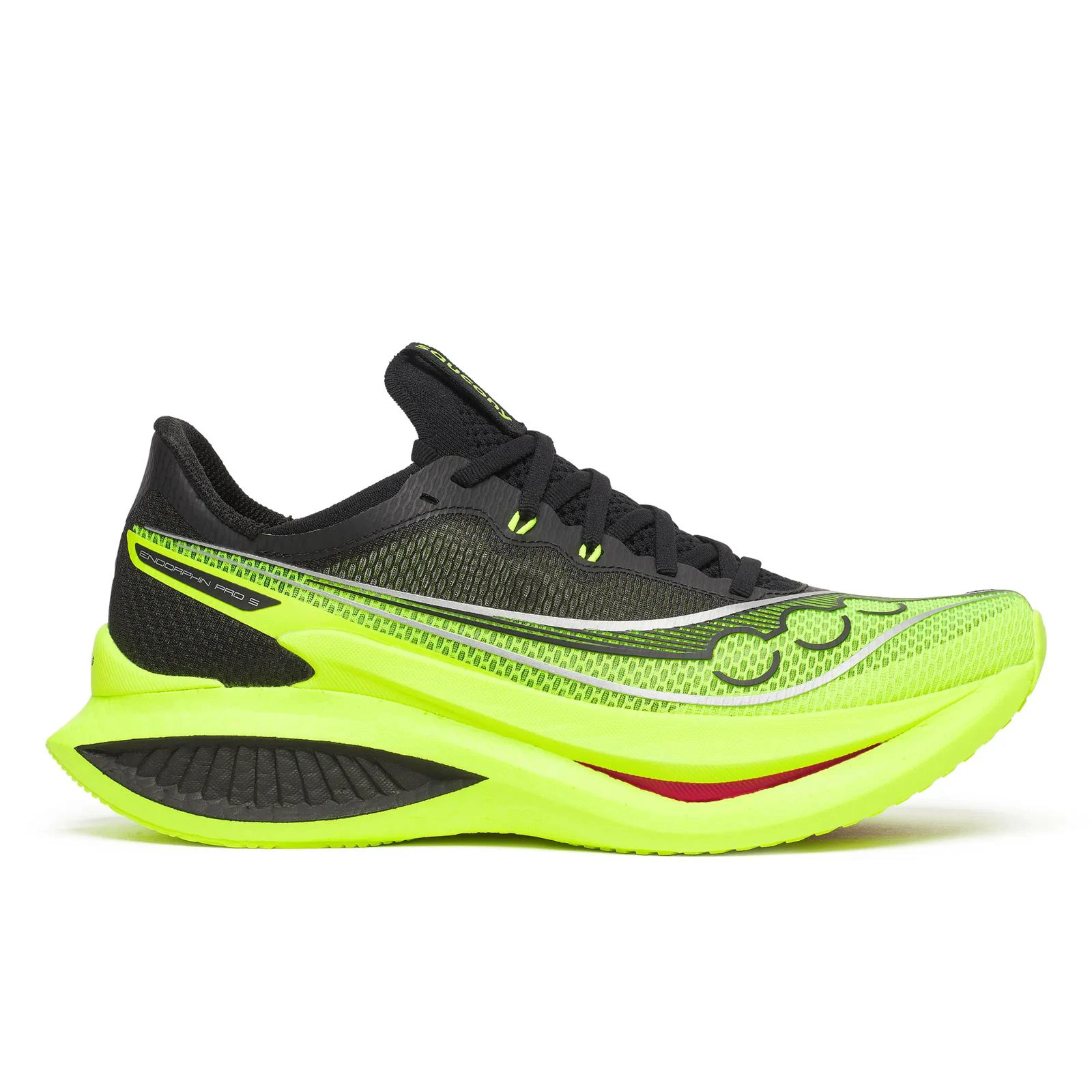 Pantofi alergare Saucony Endorphin Pro 5 - galben Citron/negru | placă carbon - 188805